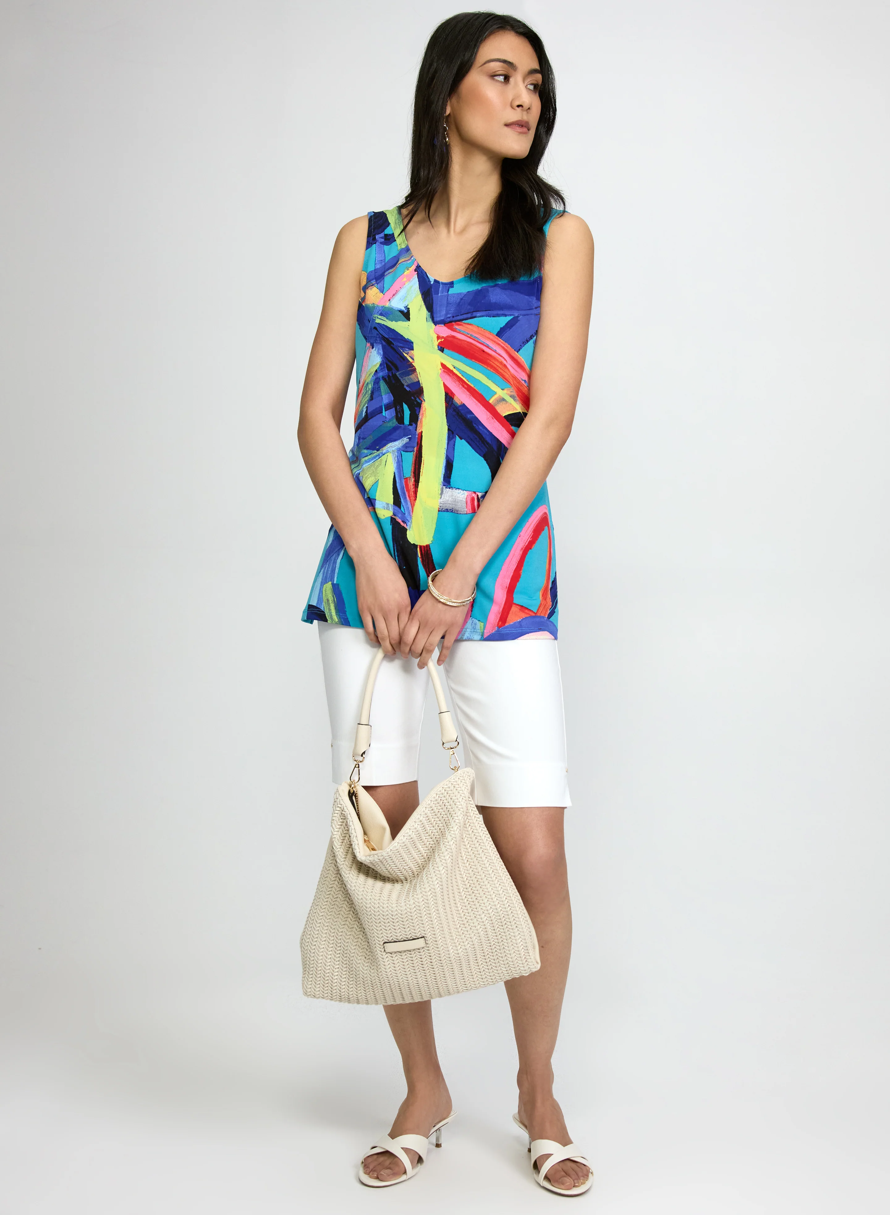 Abstract Print Tank Top - Image 3