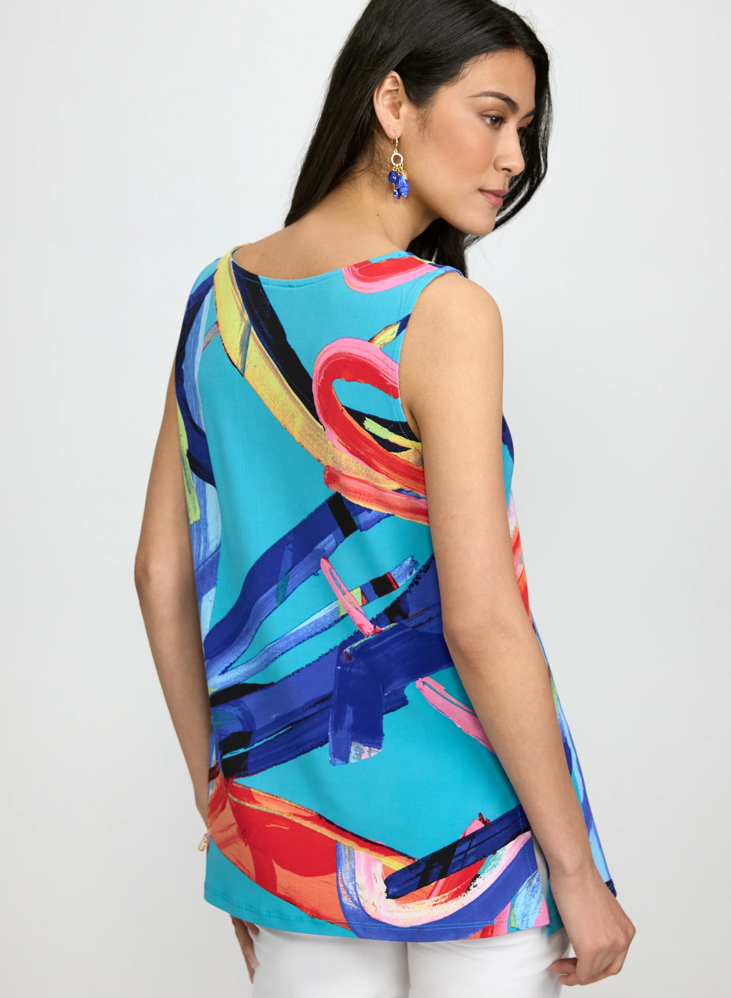 Abstract Print Tank Top - Image 4