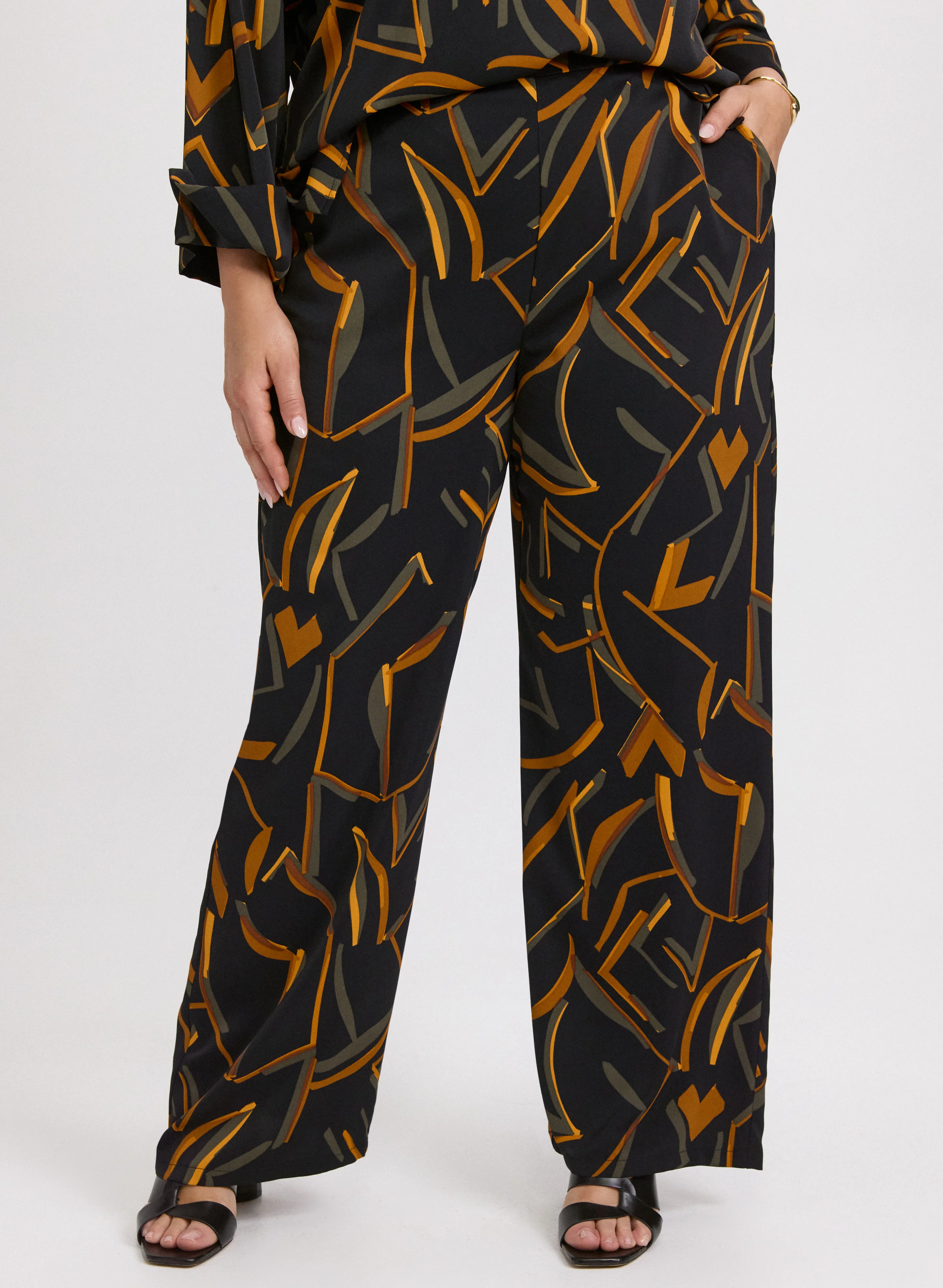 Joseph Ribkoff - Abstract Striped Pants