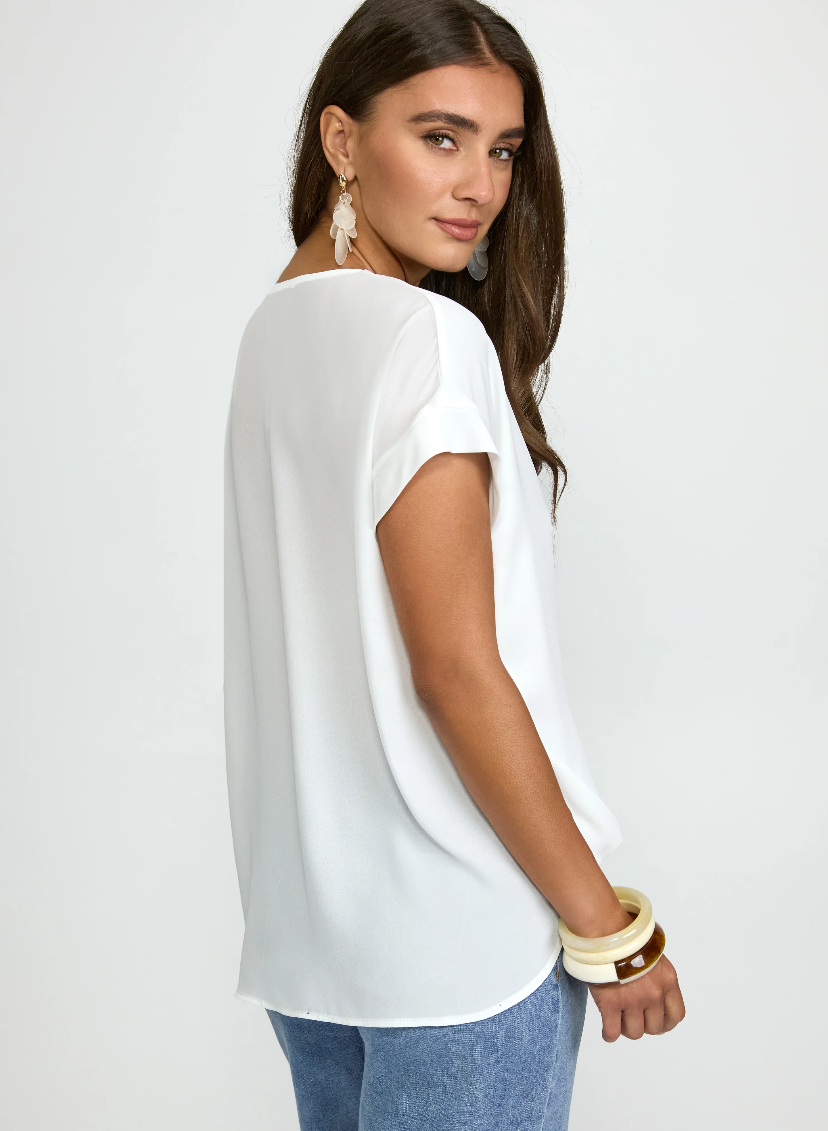 Bubble Hem Blouse - Image 4