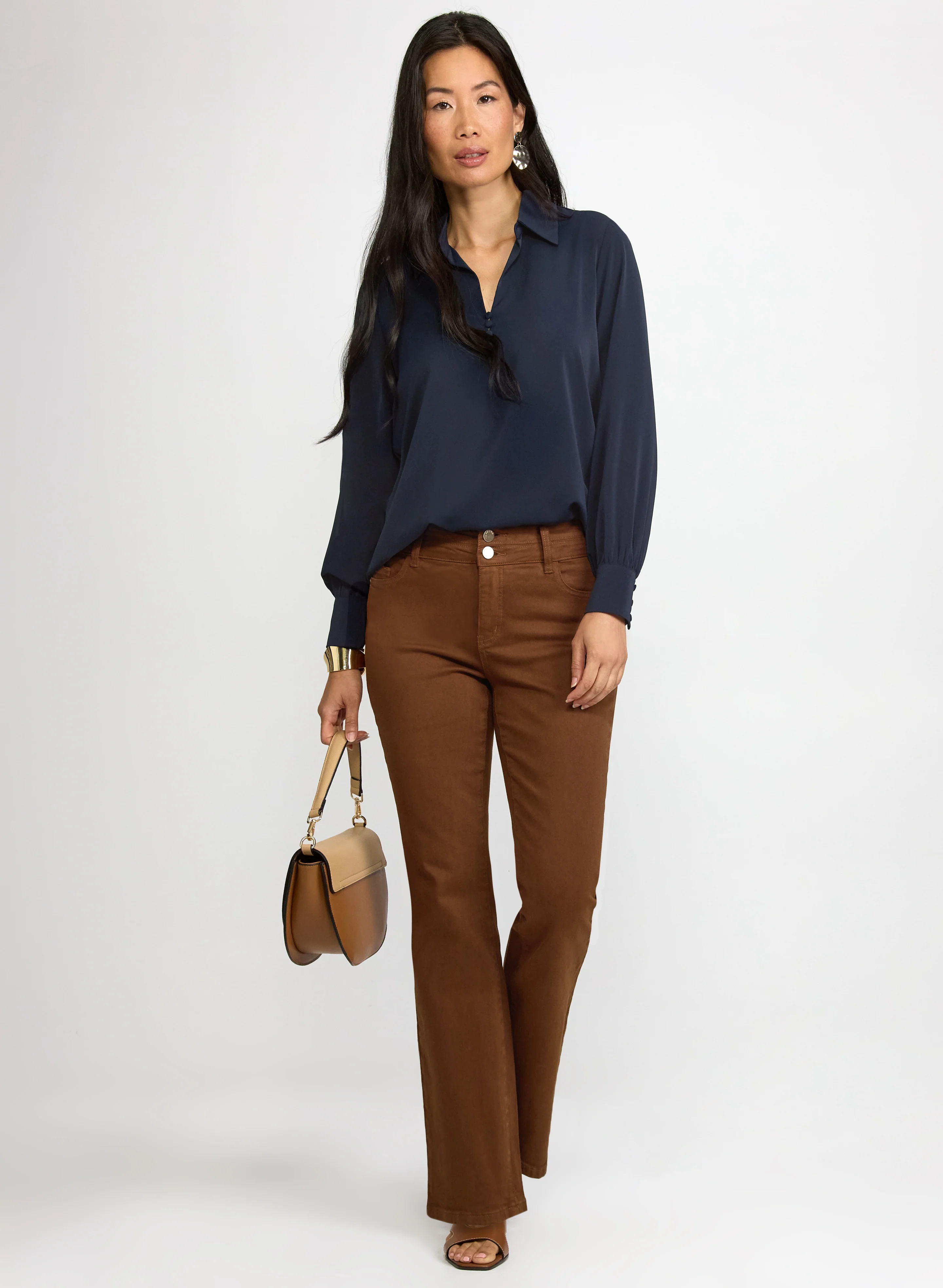 Button Detail Blouse - Image 4