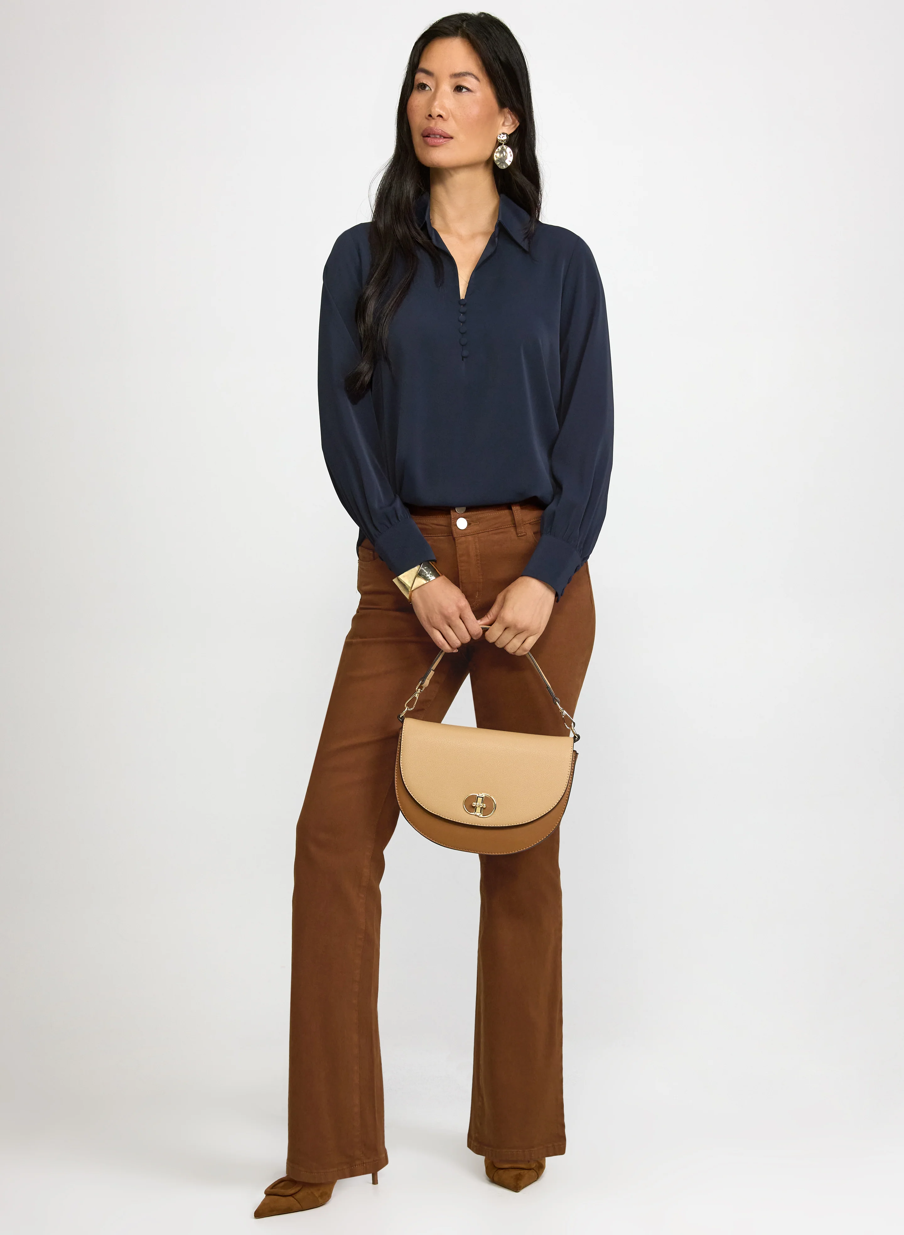 Button Detail Blouse - Image 8