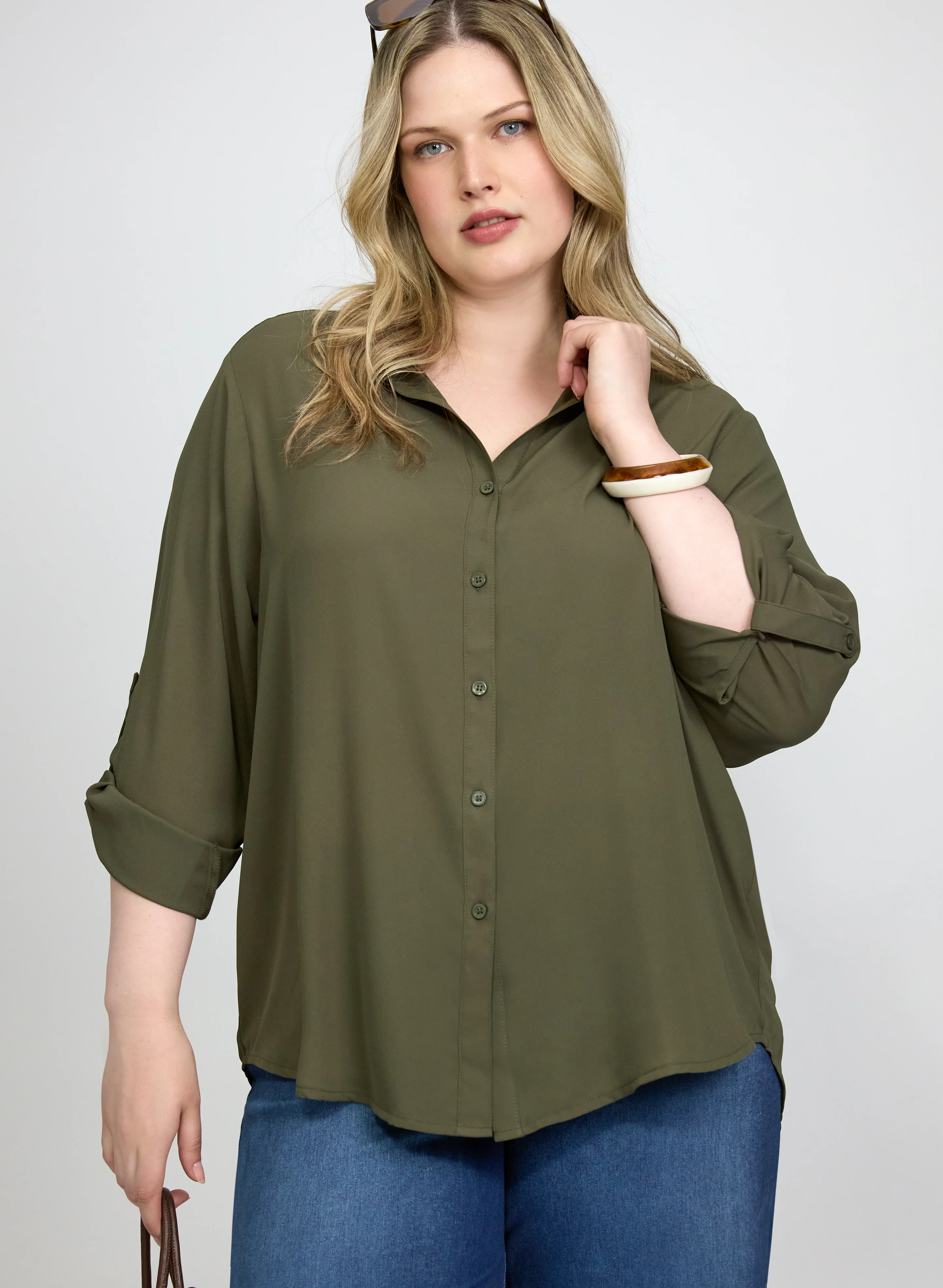 Button-Down Blouse