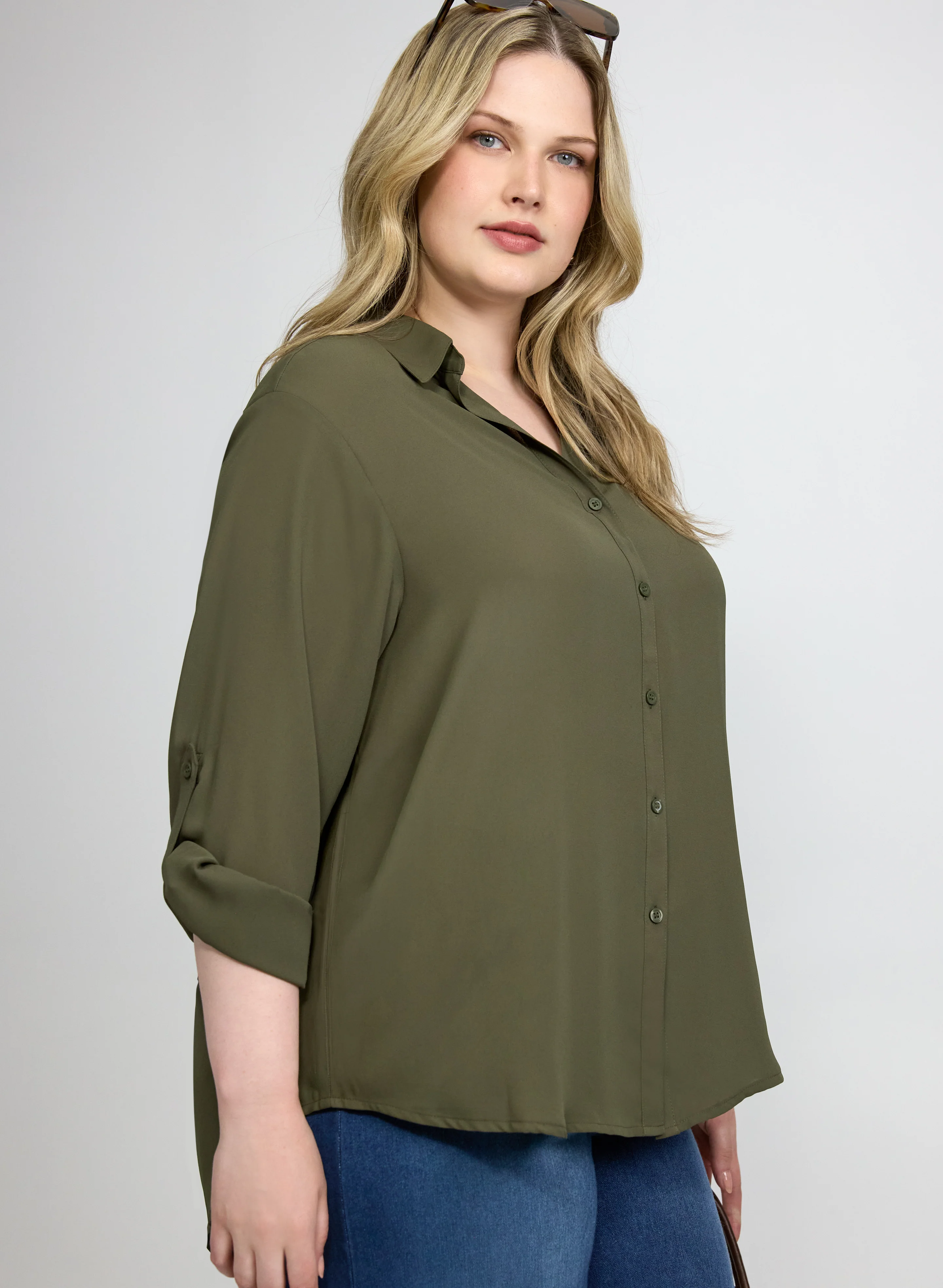Button-Down Blouse - Image 2