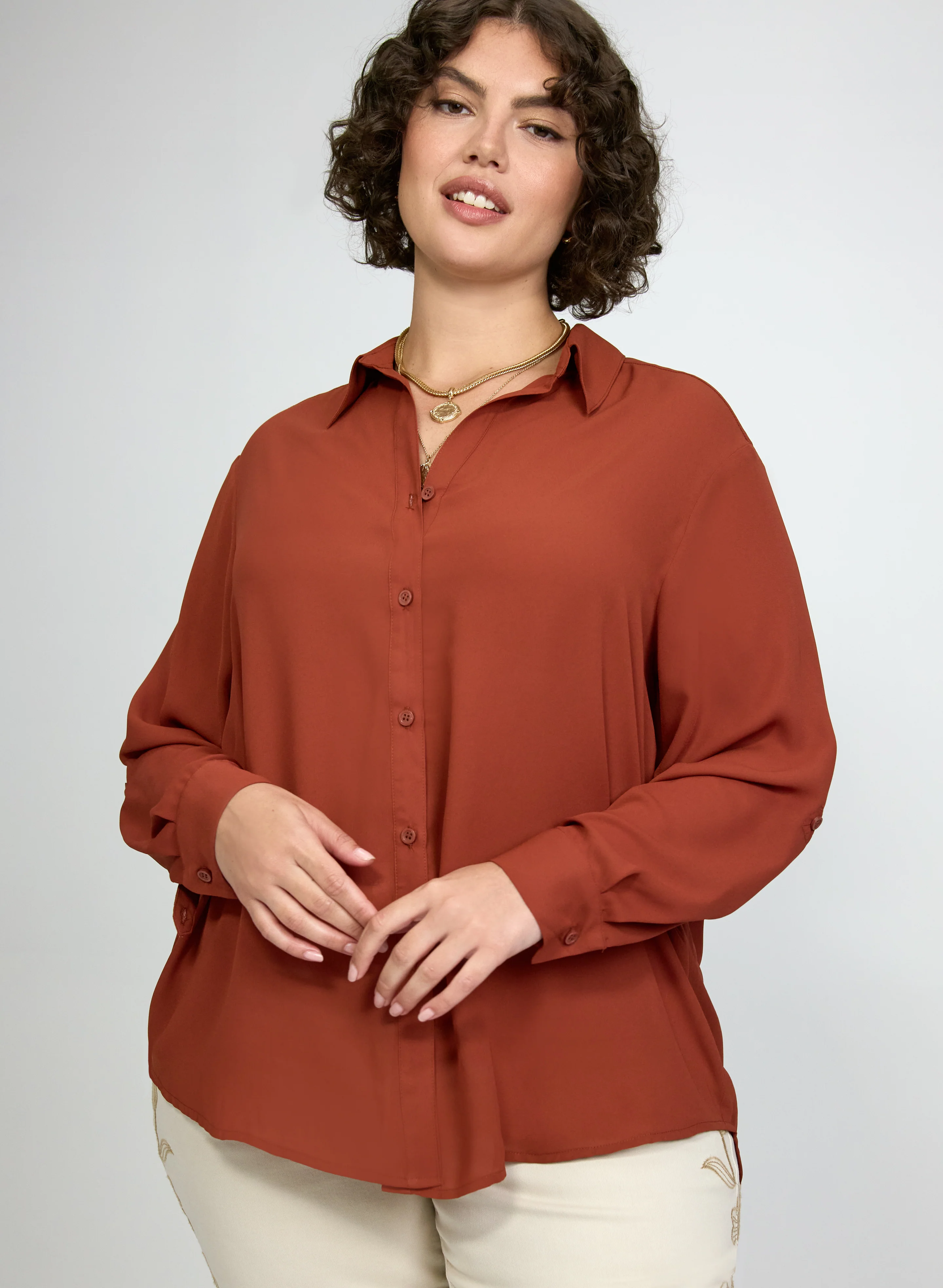 Button-Down Blouse - Image 3