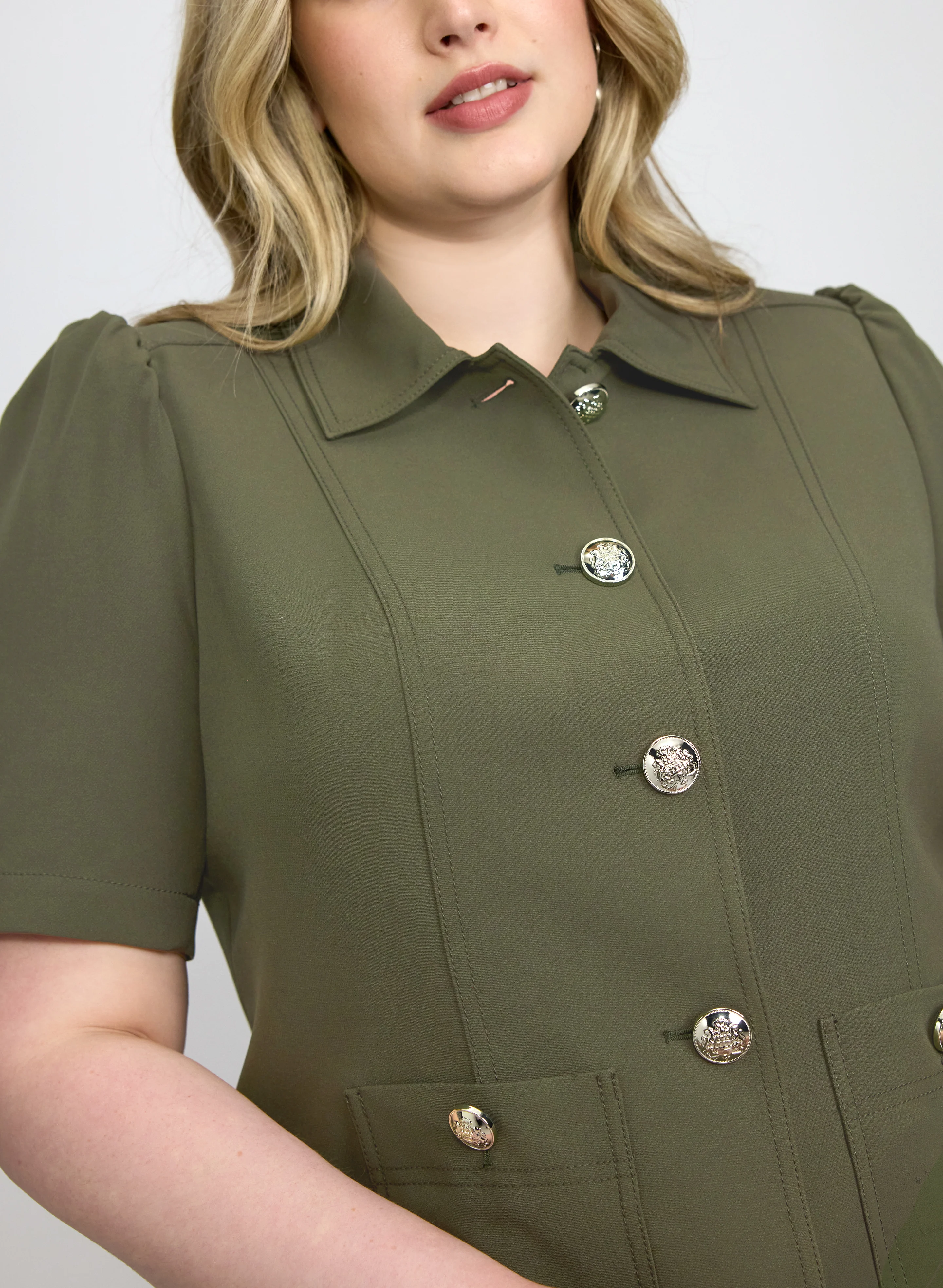 Twill Short Sleeve Jacket - Image 2