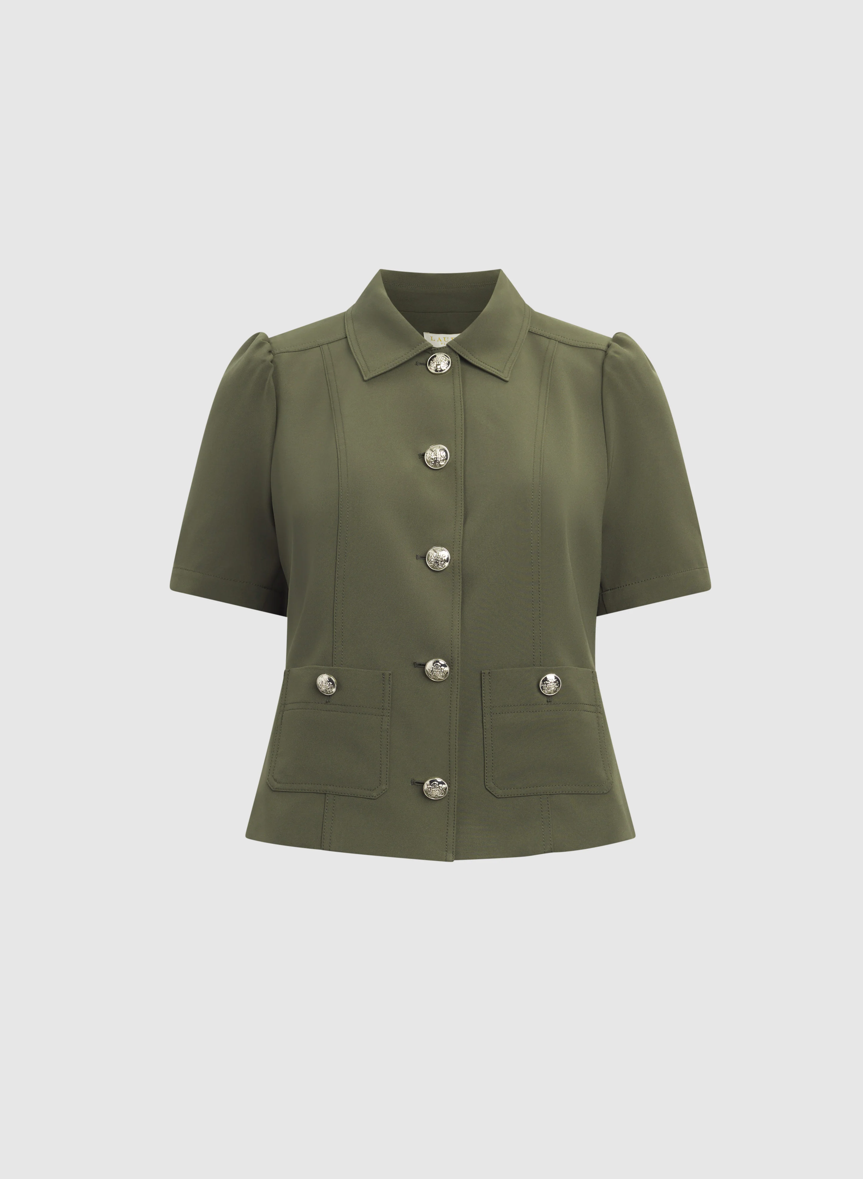 Twill Short Sleeve Jacket - Image 6
