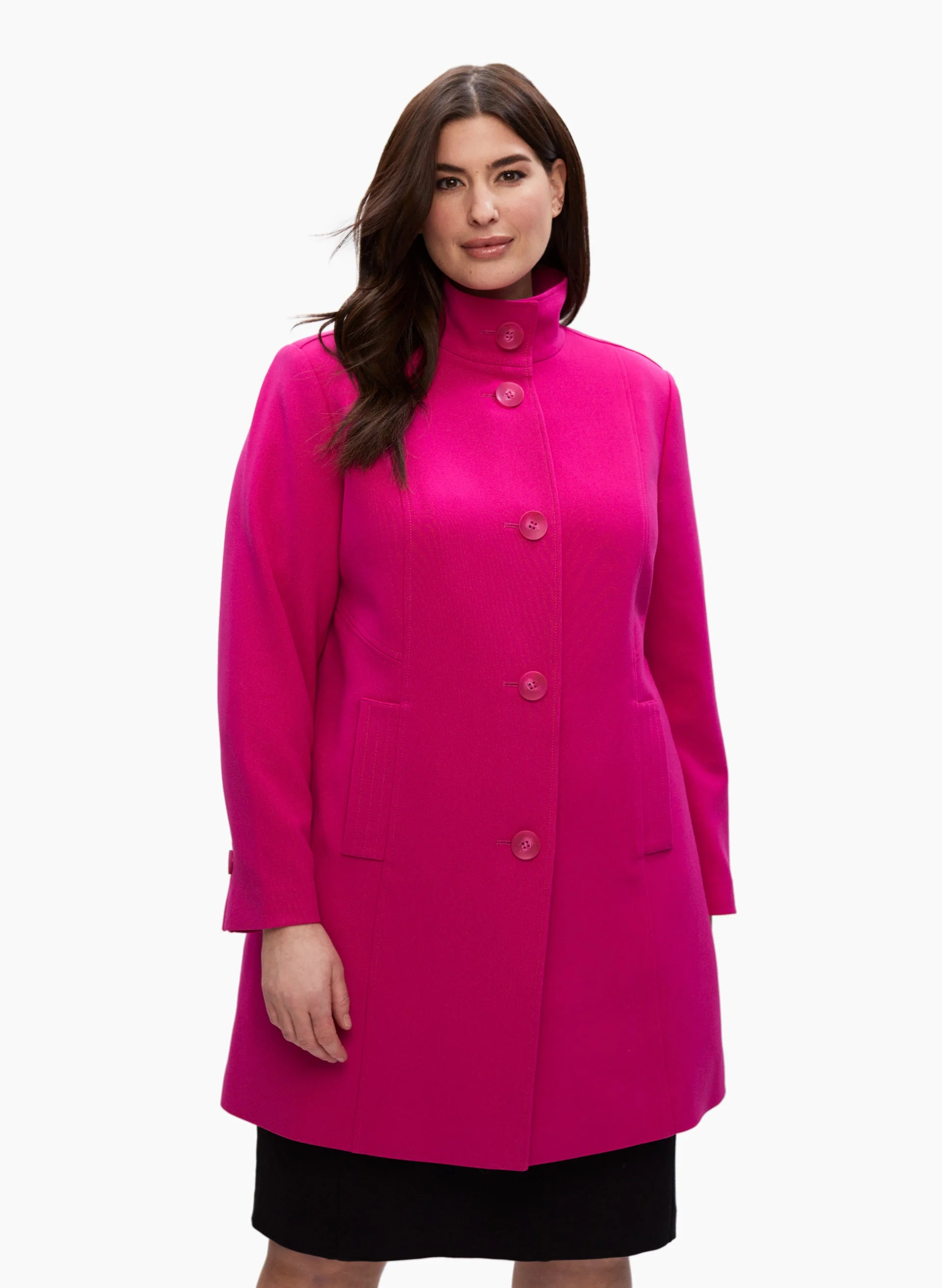 Button Front Coat