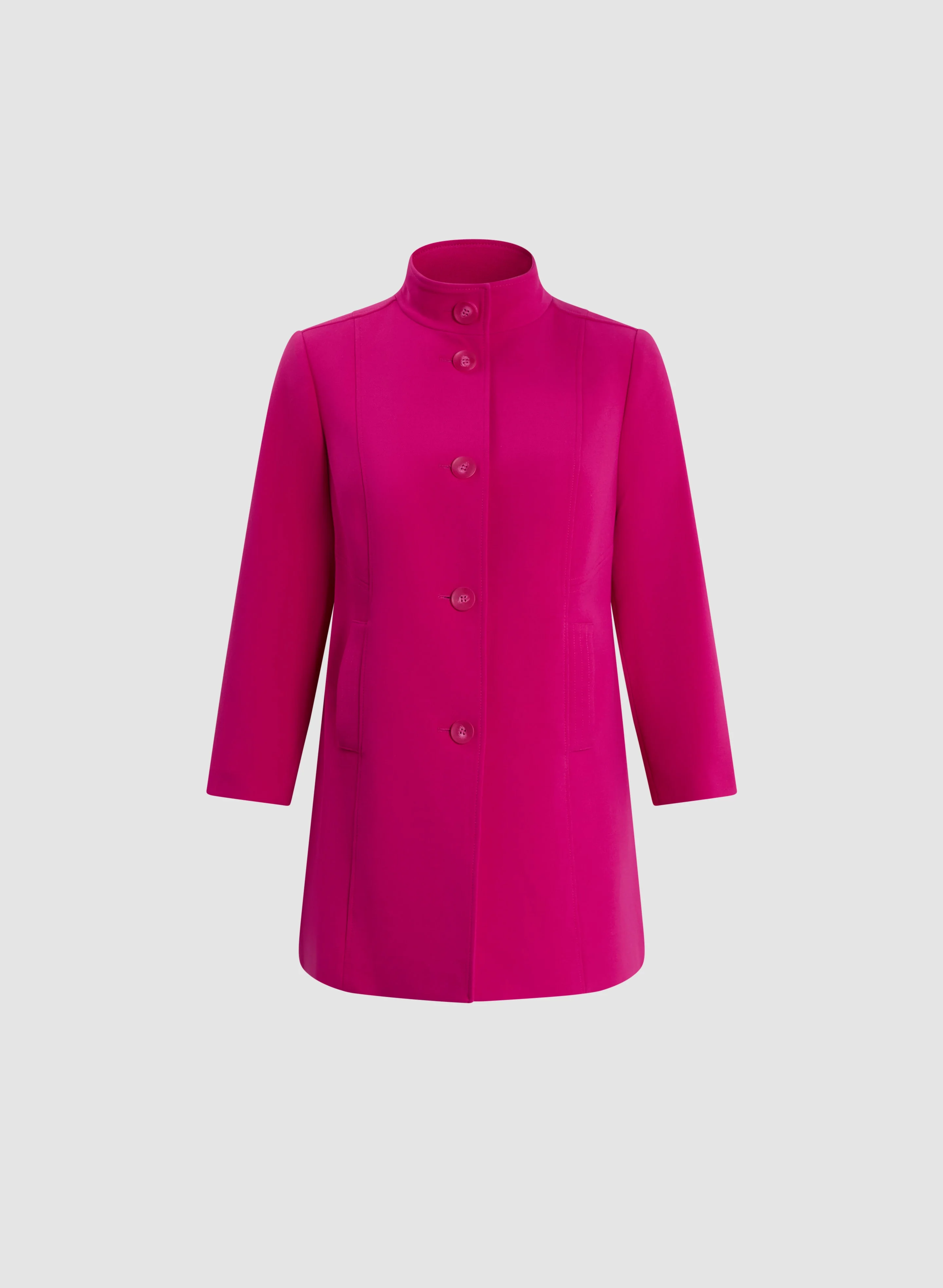Button Front Coat - Image 5