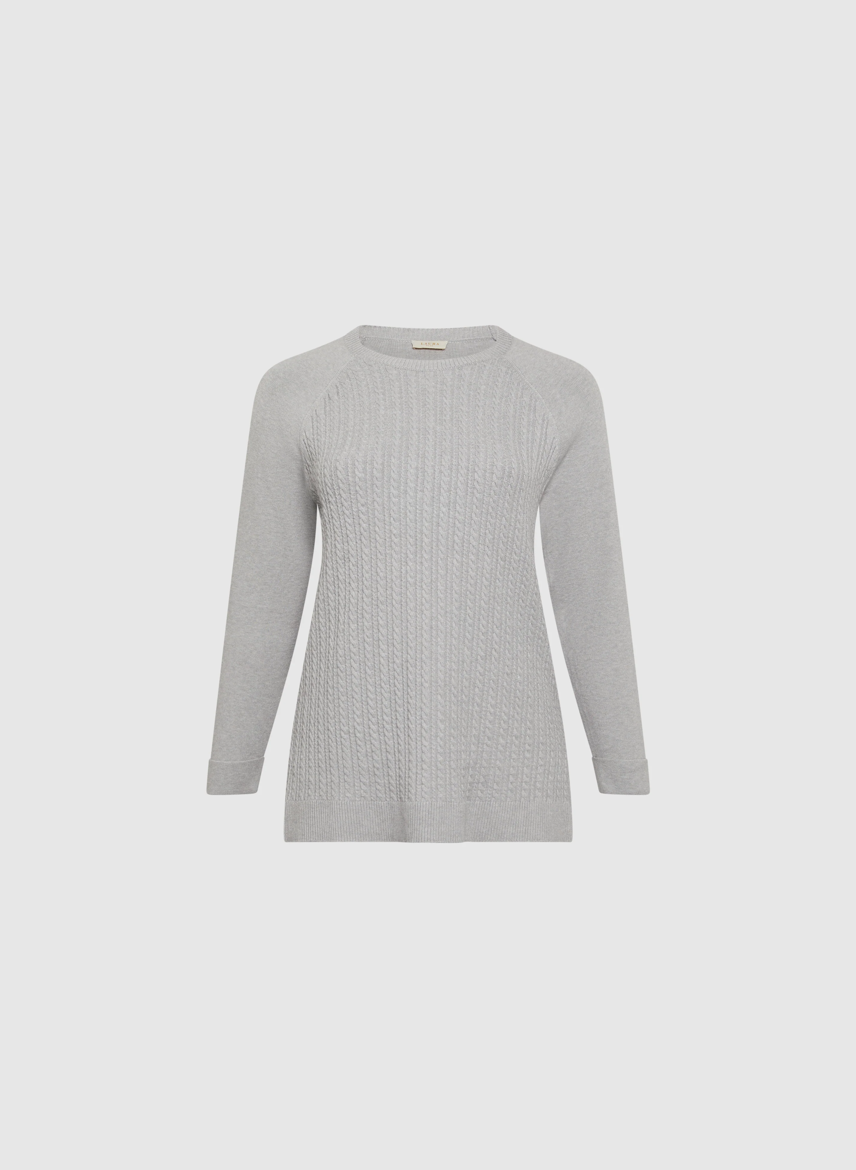 Cable Knit Tunic Sweater - Image 6