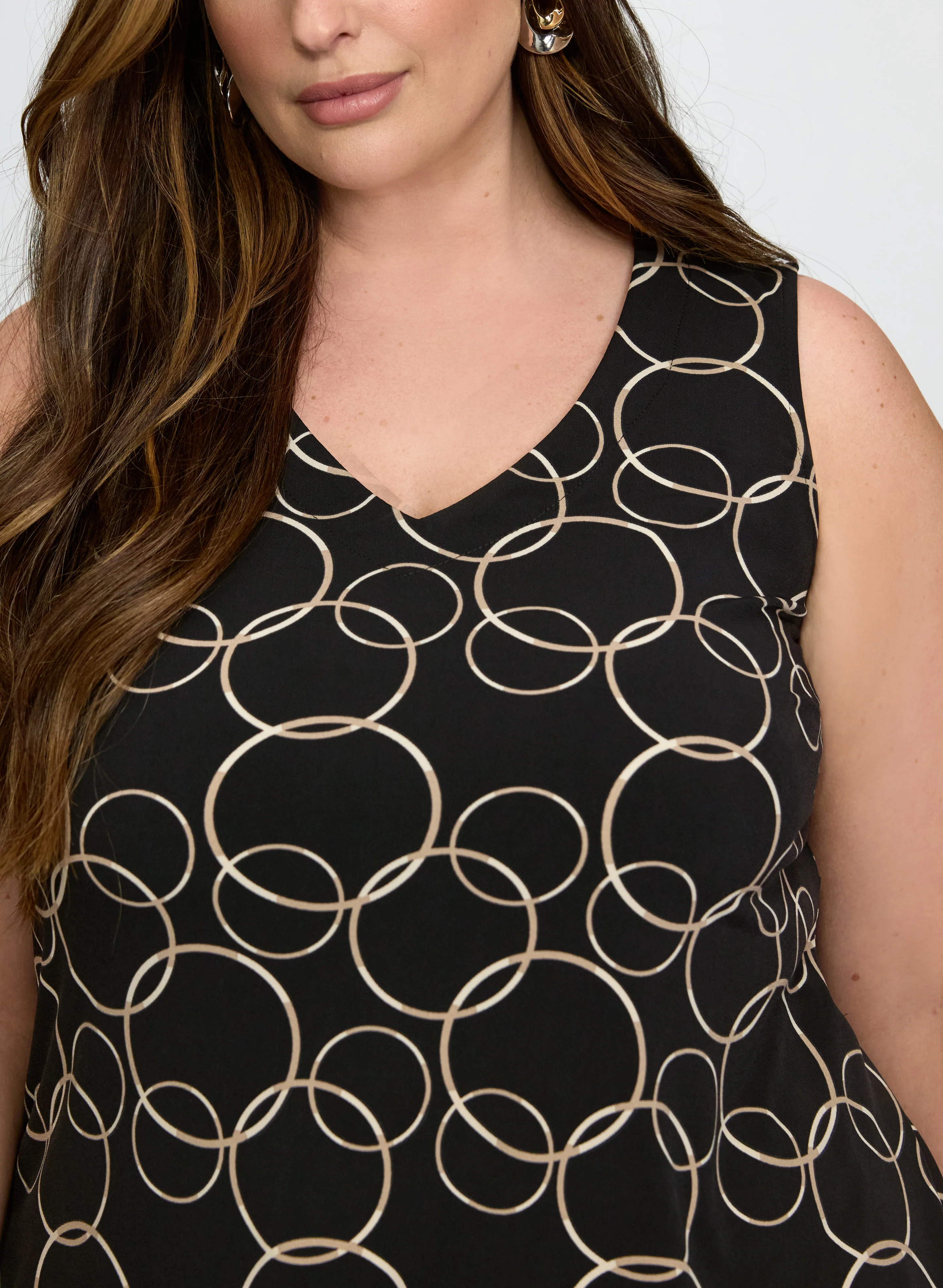 Circle Print Tank Top - Image 2