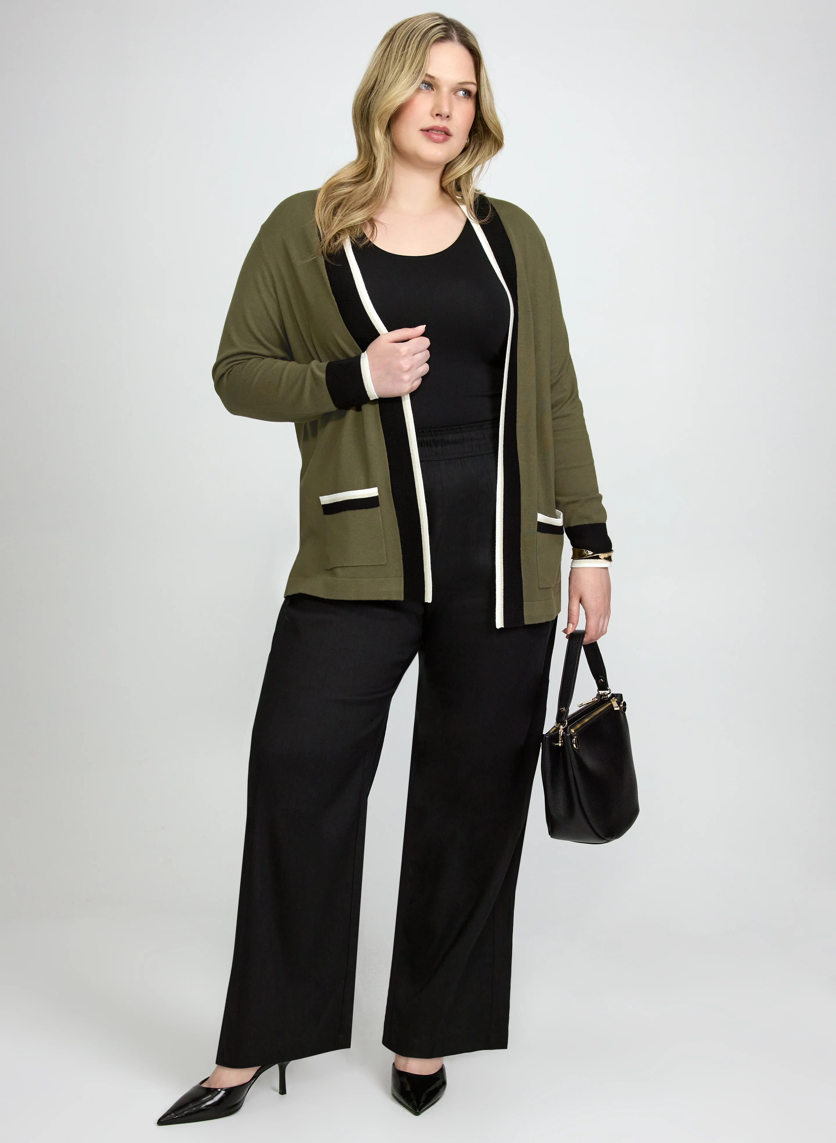 Colour Block Cardigan - Image 3