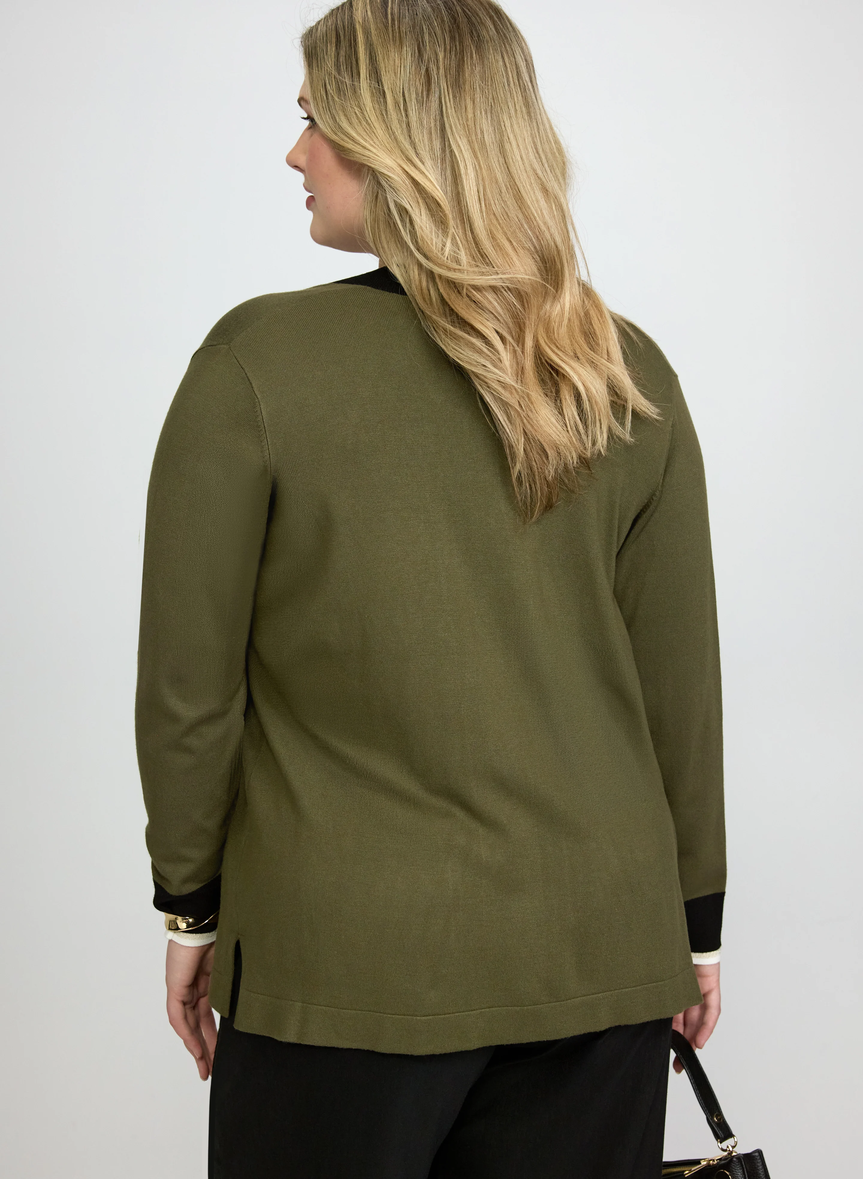 Colour Block Cardigan - Image 4