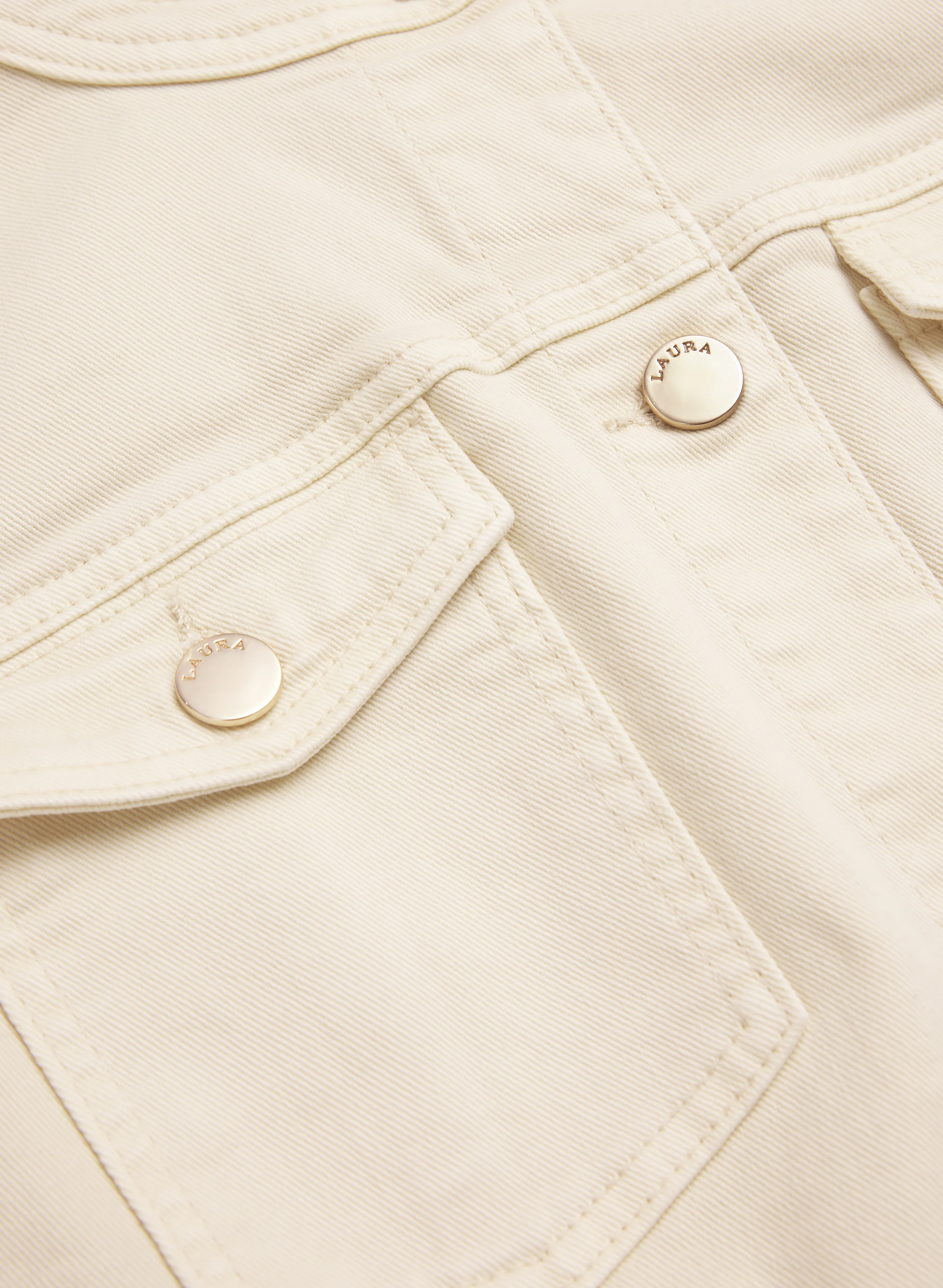 Crew Neck Denim Jacket - Image 7