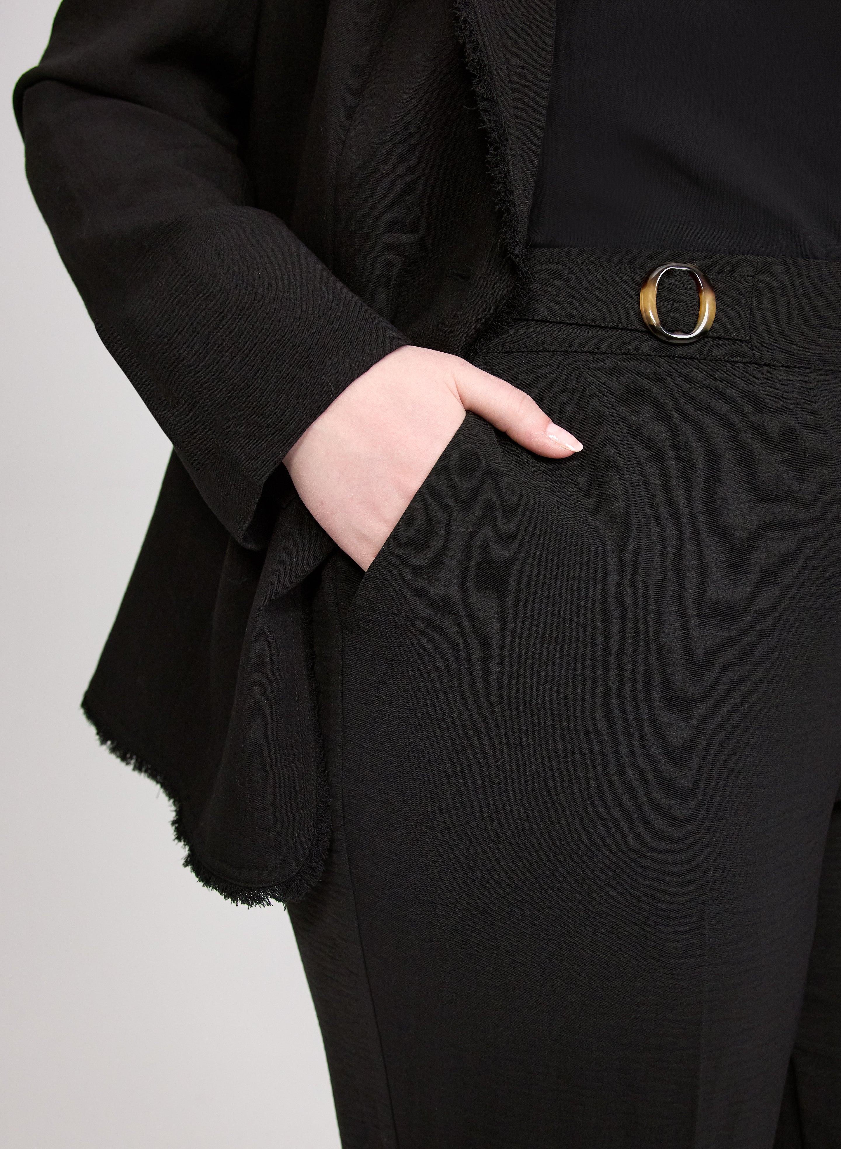 Crinkle Straight-Leg Pants - Image 2