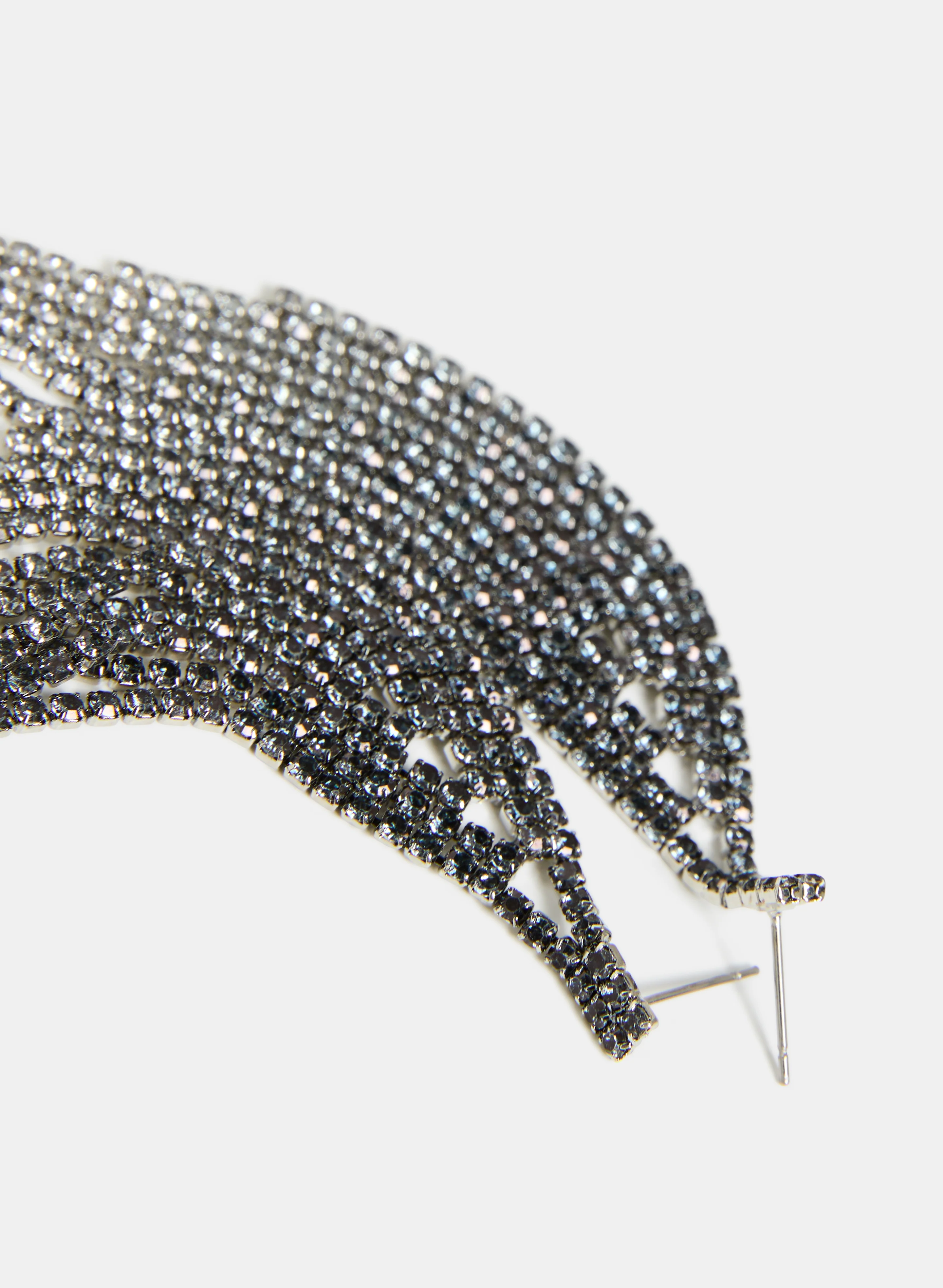 Crystal Cascade Earrings - Image 2