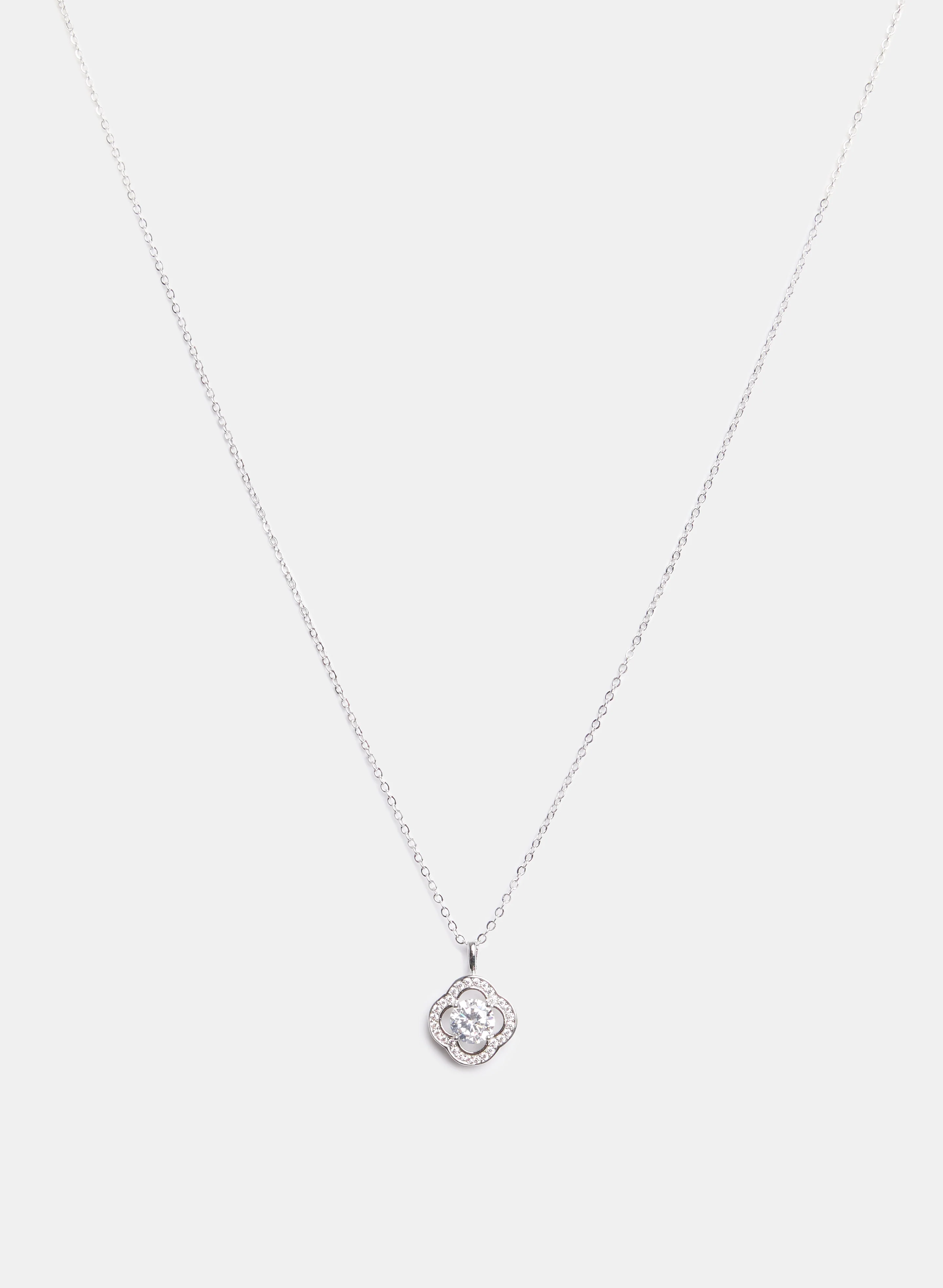 Crystal Clover Necklace