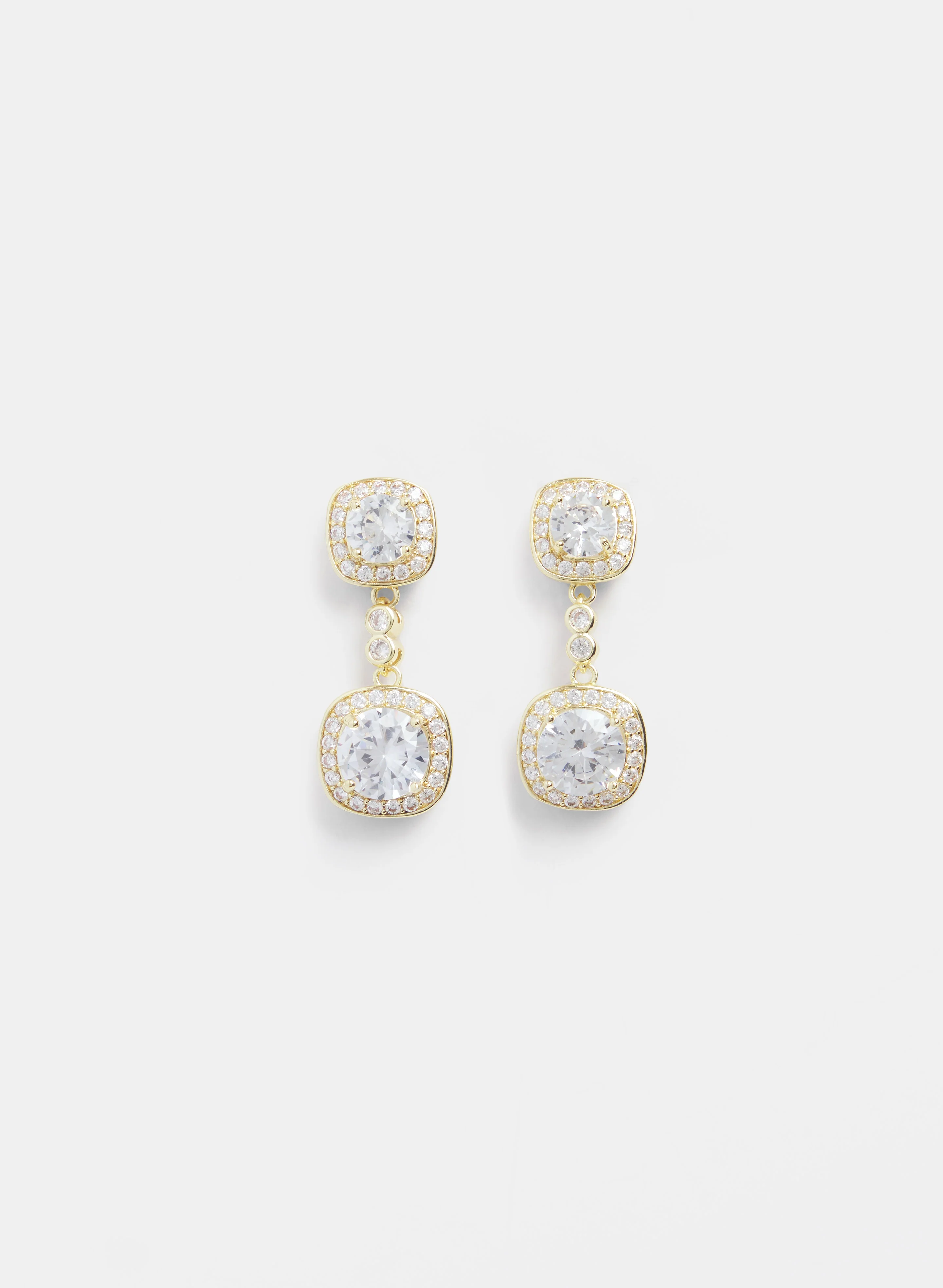 Cubic Zirconia Stone Earrings