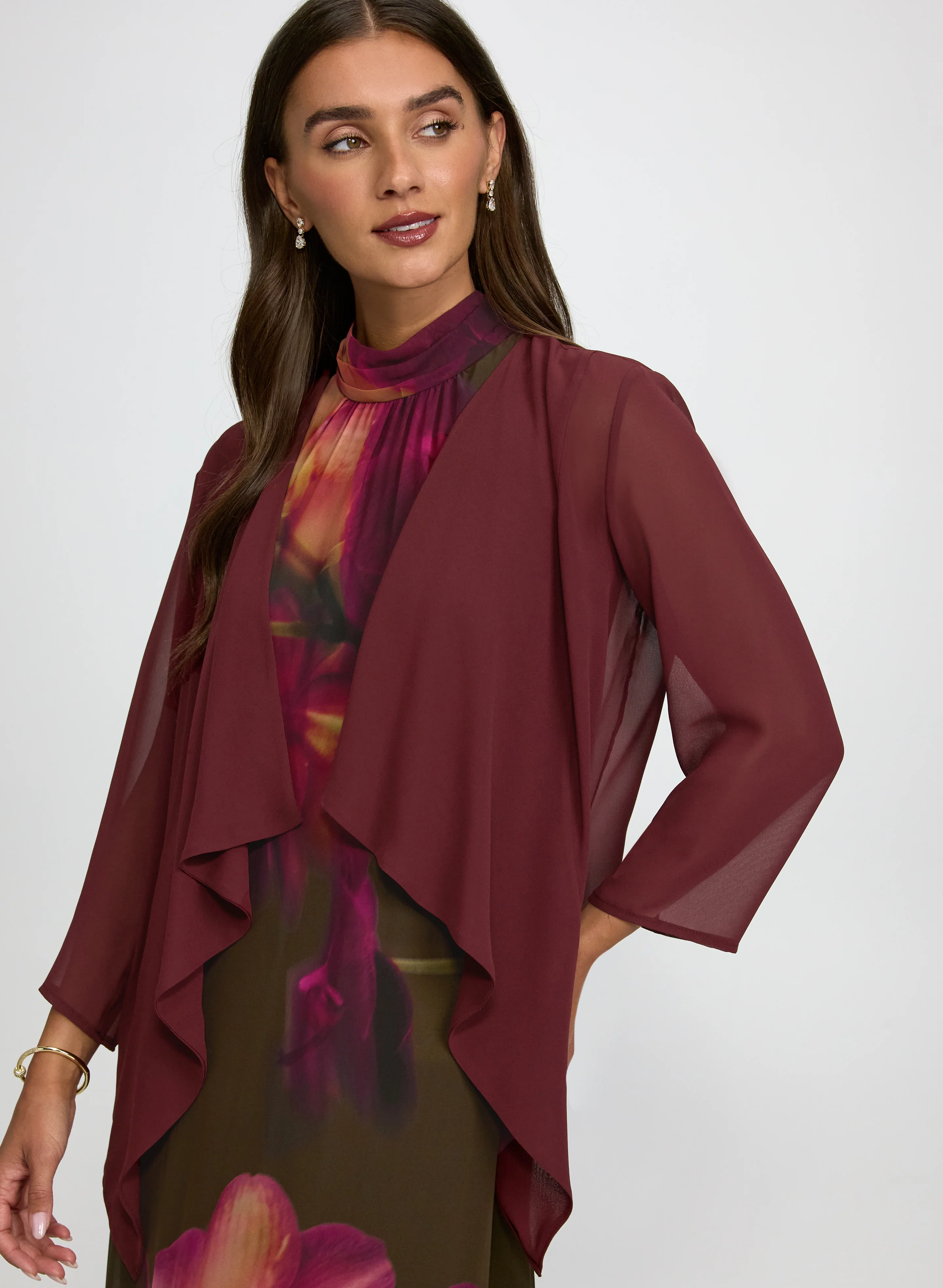 Double-Sided Chiffon Cover-Up