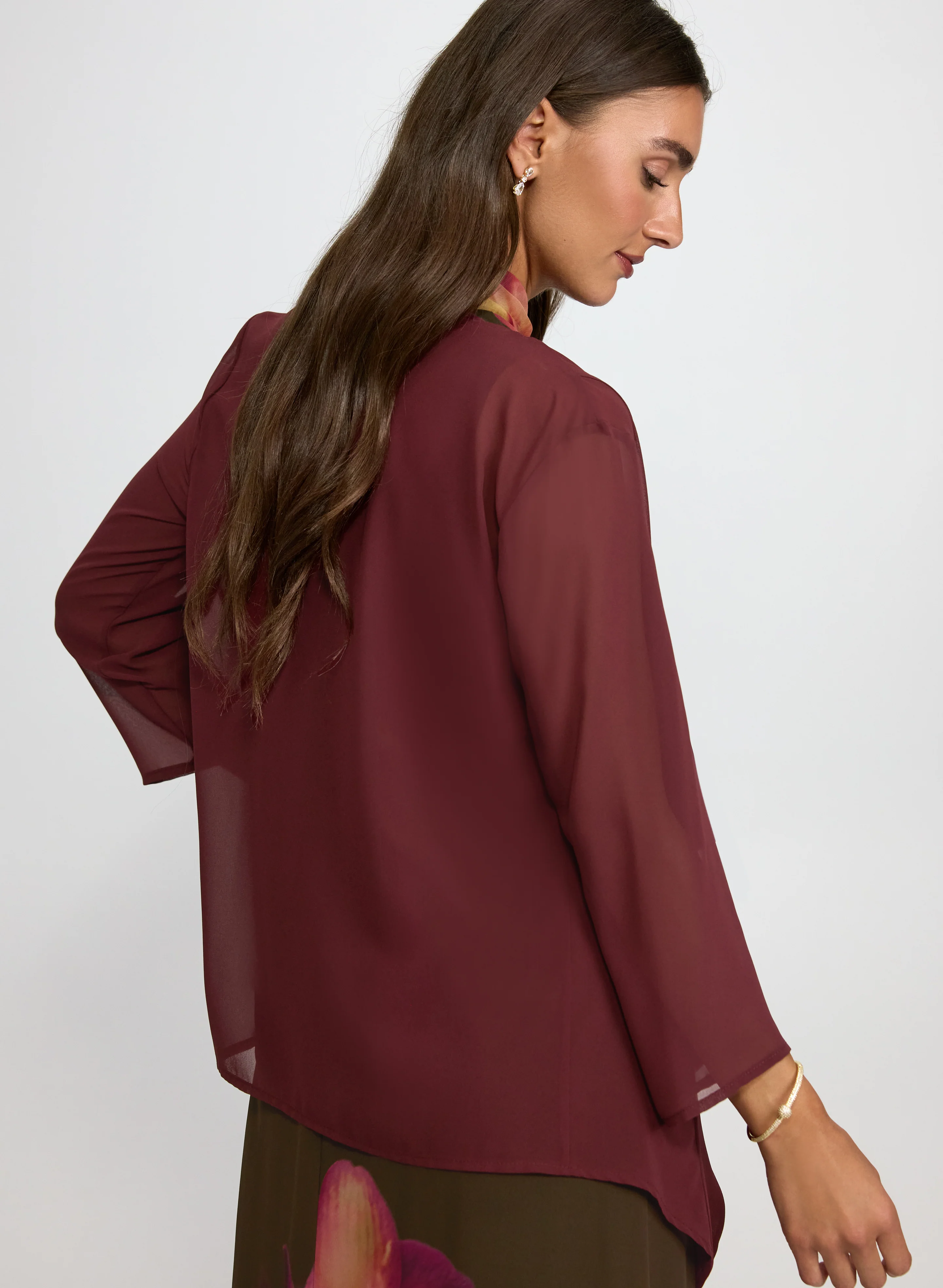 Double-Sided Chiffon Cover-Up - Image 4