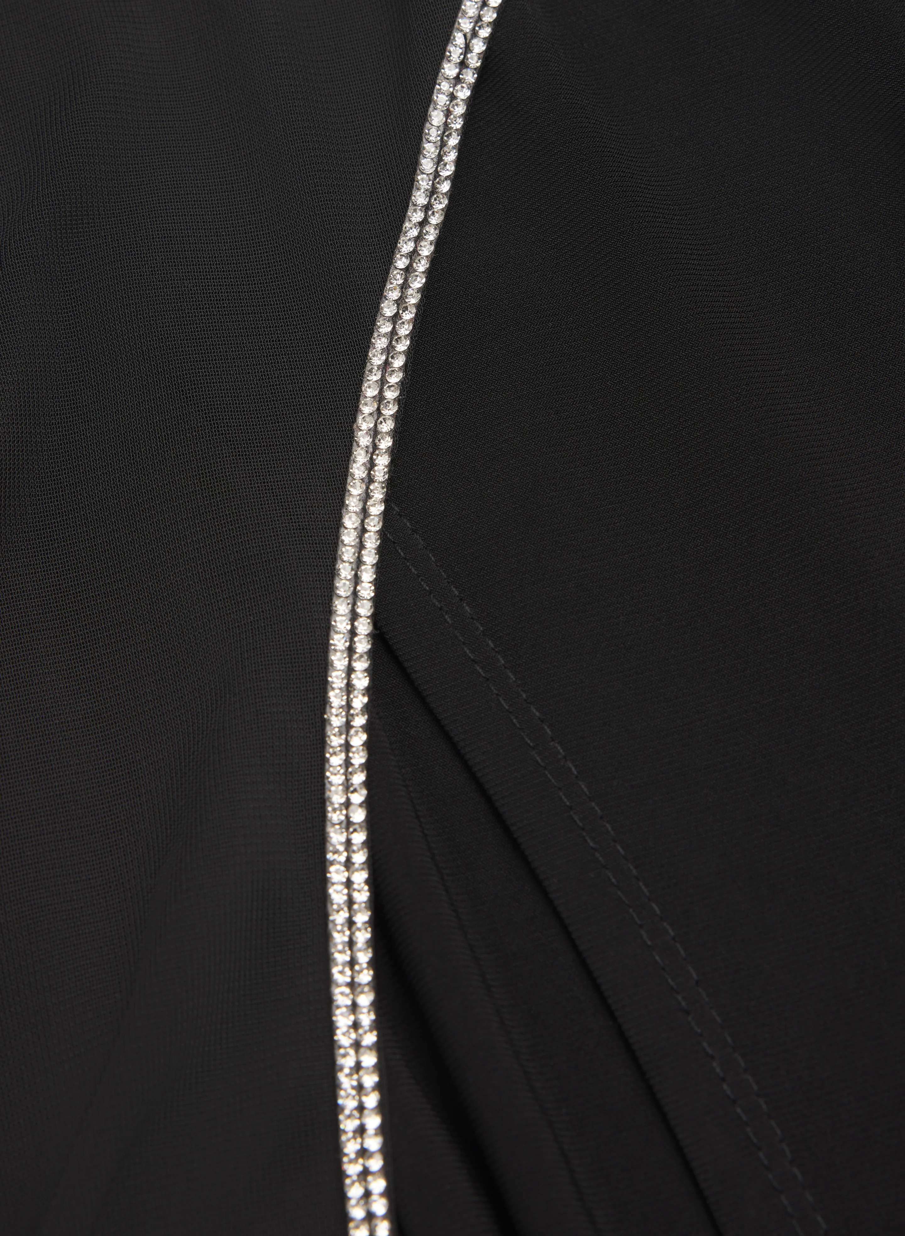 Embellished Asymmetric Overlay Jumpsuit - Image 7