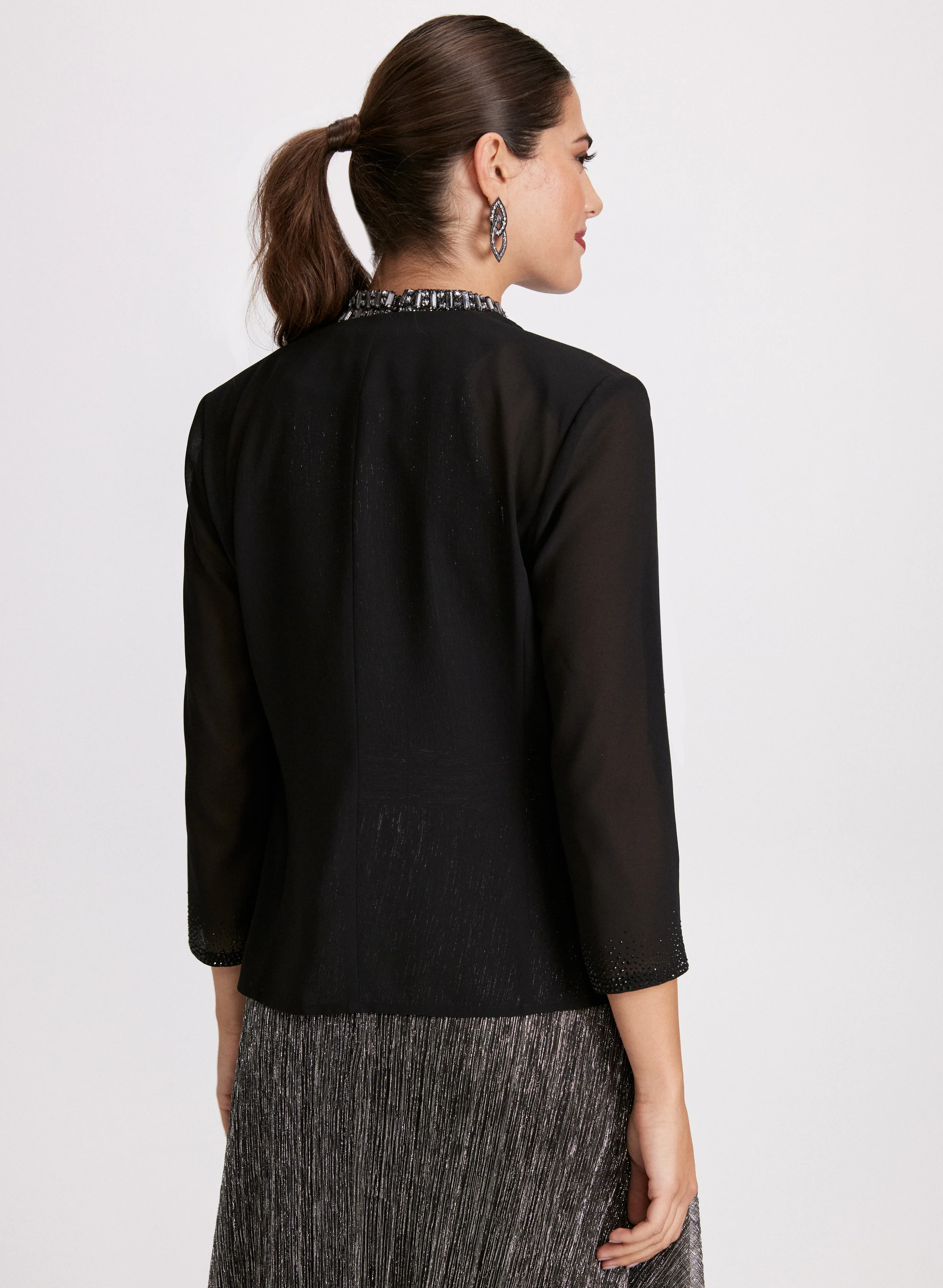 Embellished Open Front Bolero - Image 2