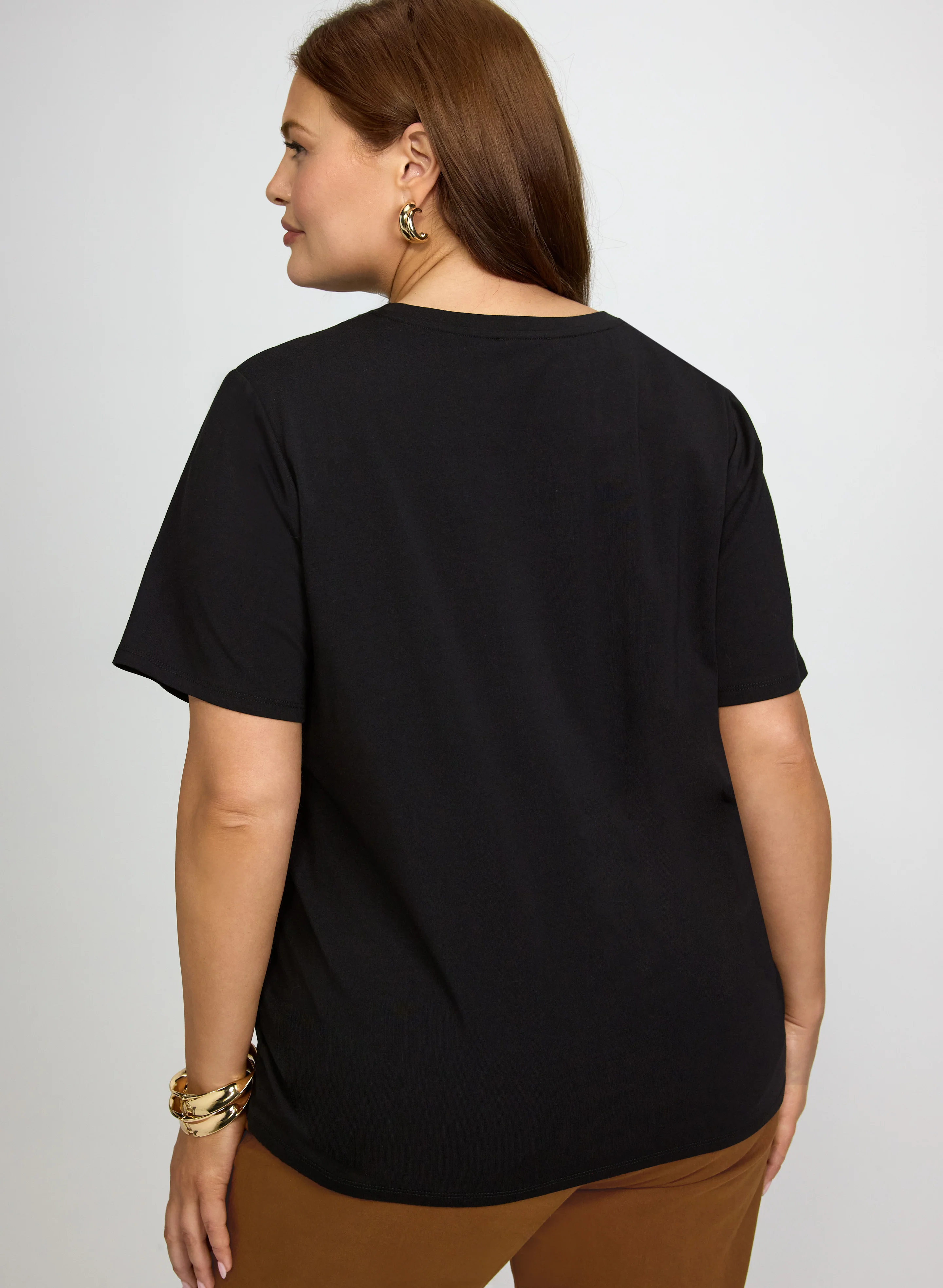 Embroidered Script T-Shirt - Image 2