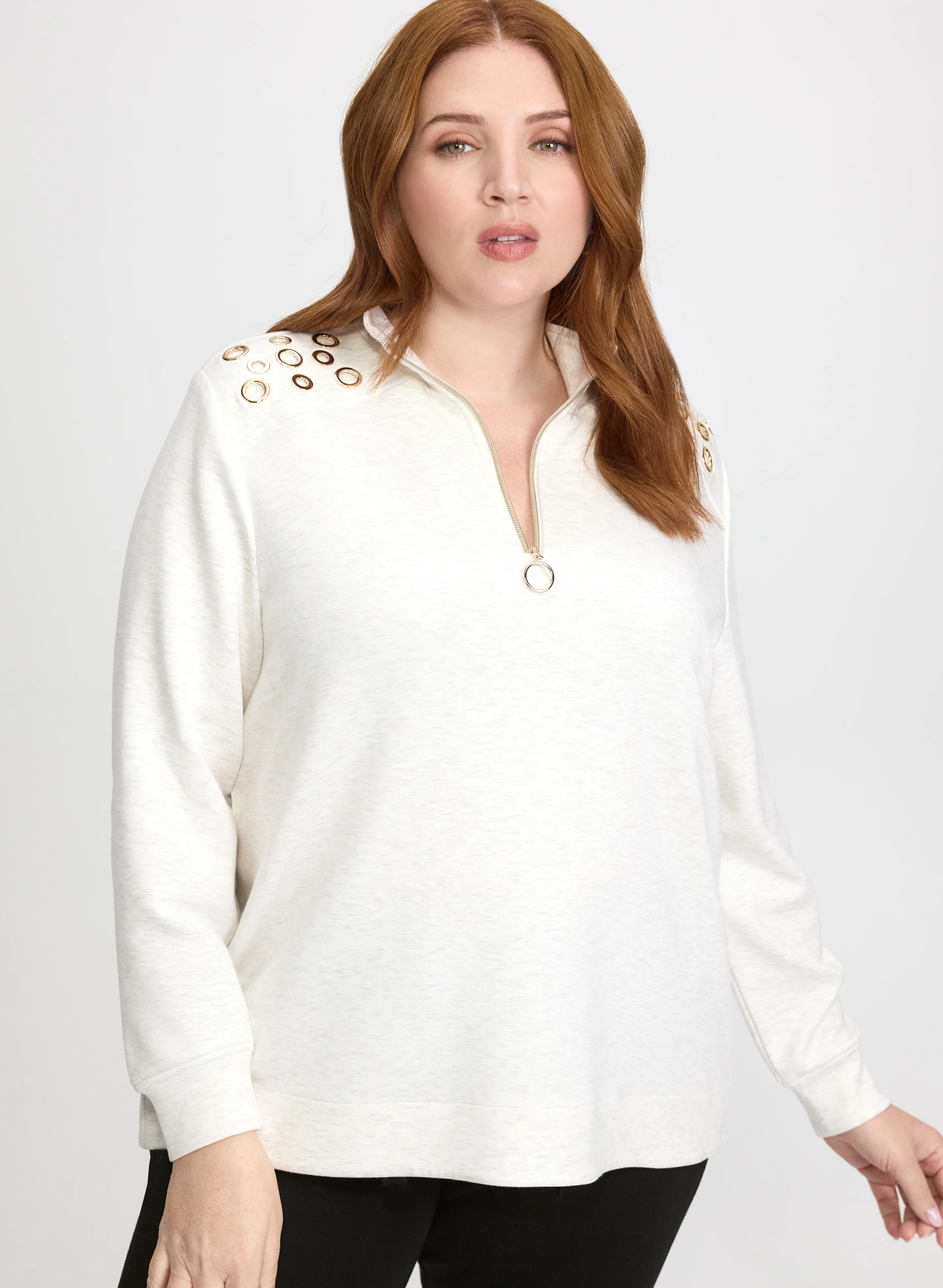Eyelet Detail Top