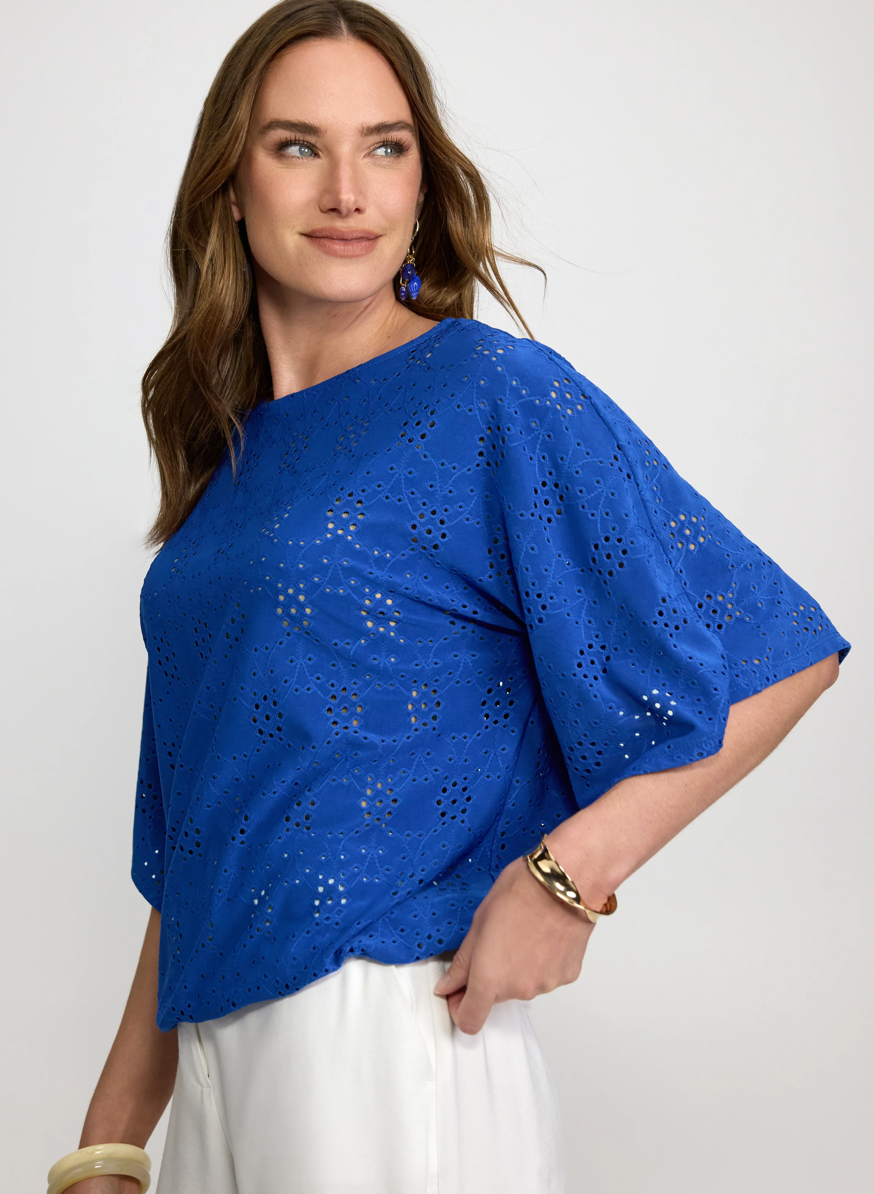 Eyelet Embroidered Top - Image 4