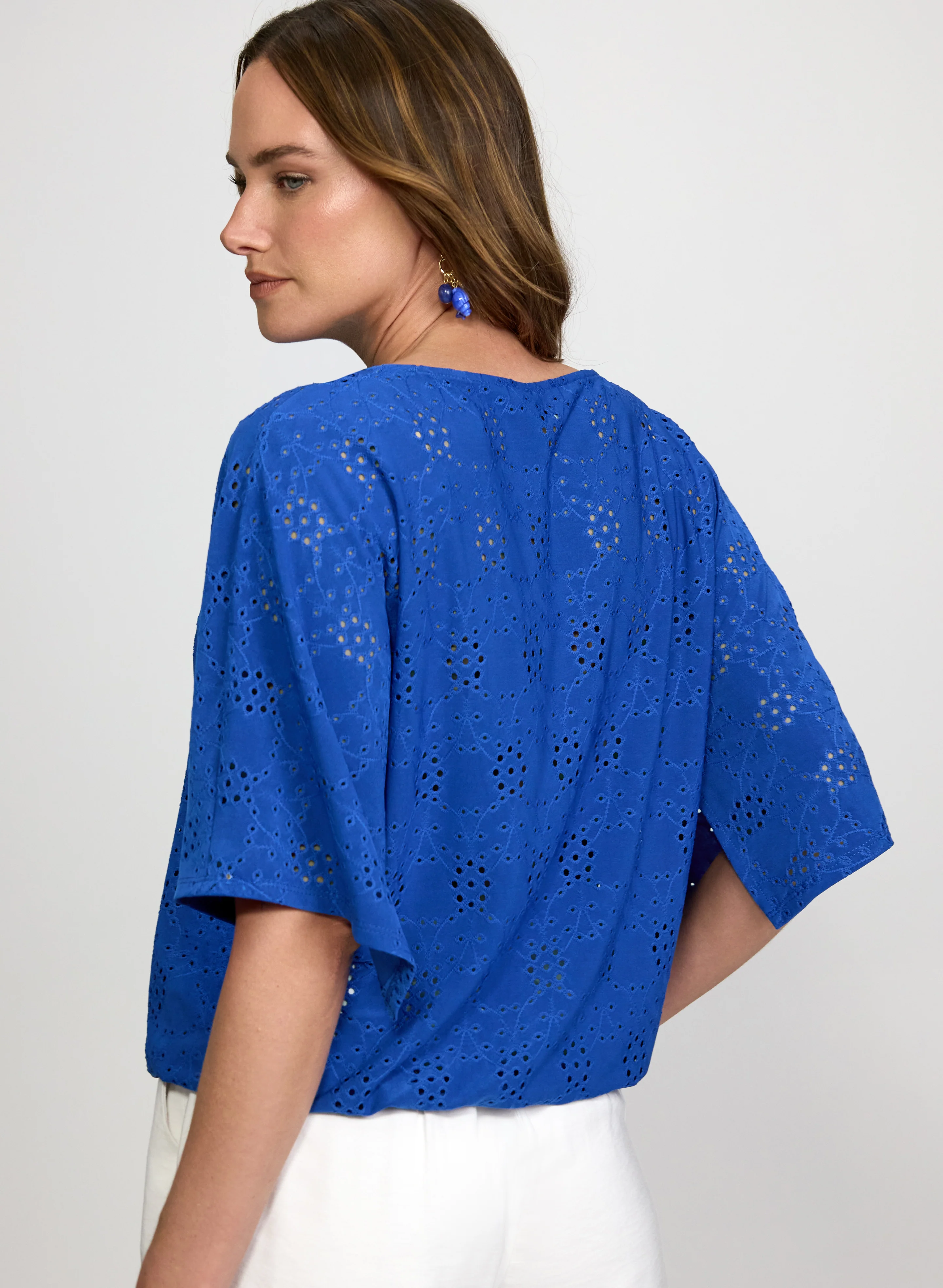 Eyelet Embroidered Top - Image 5
