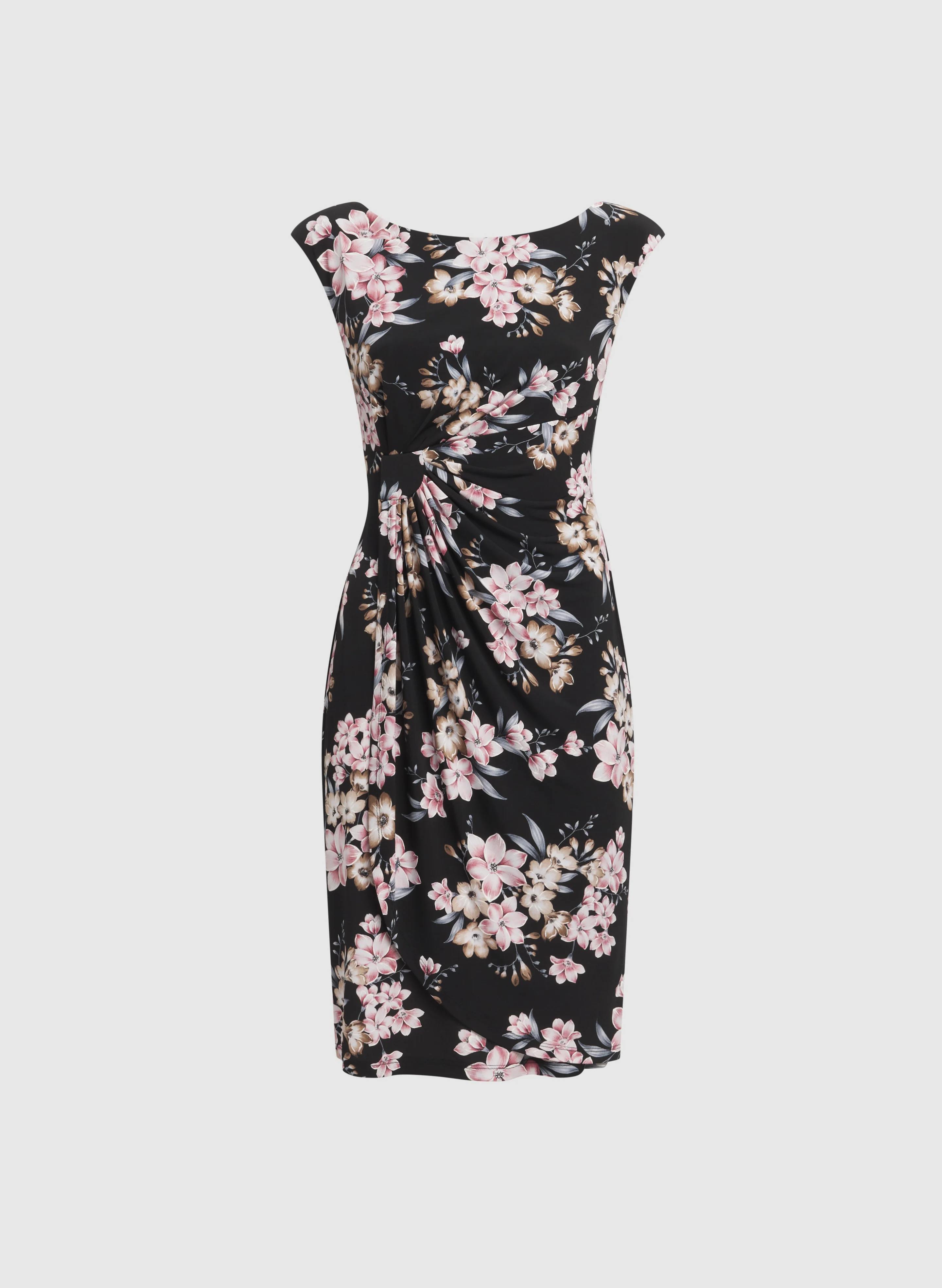Floral Cap Sleeve Dress - Image 6