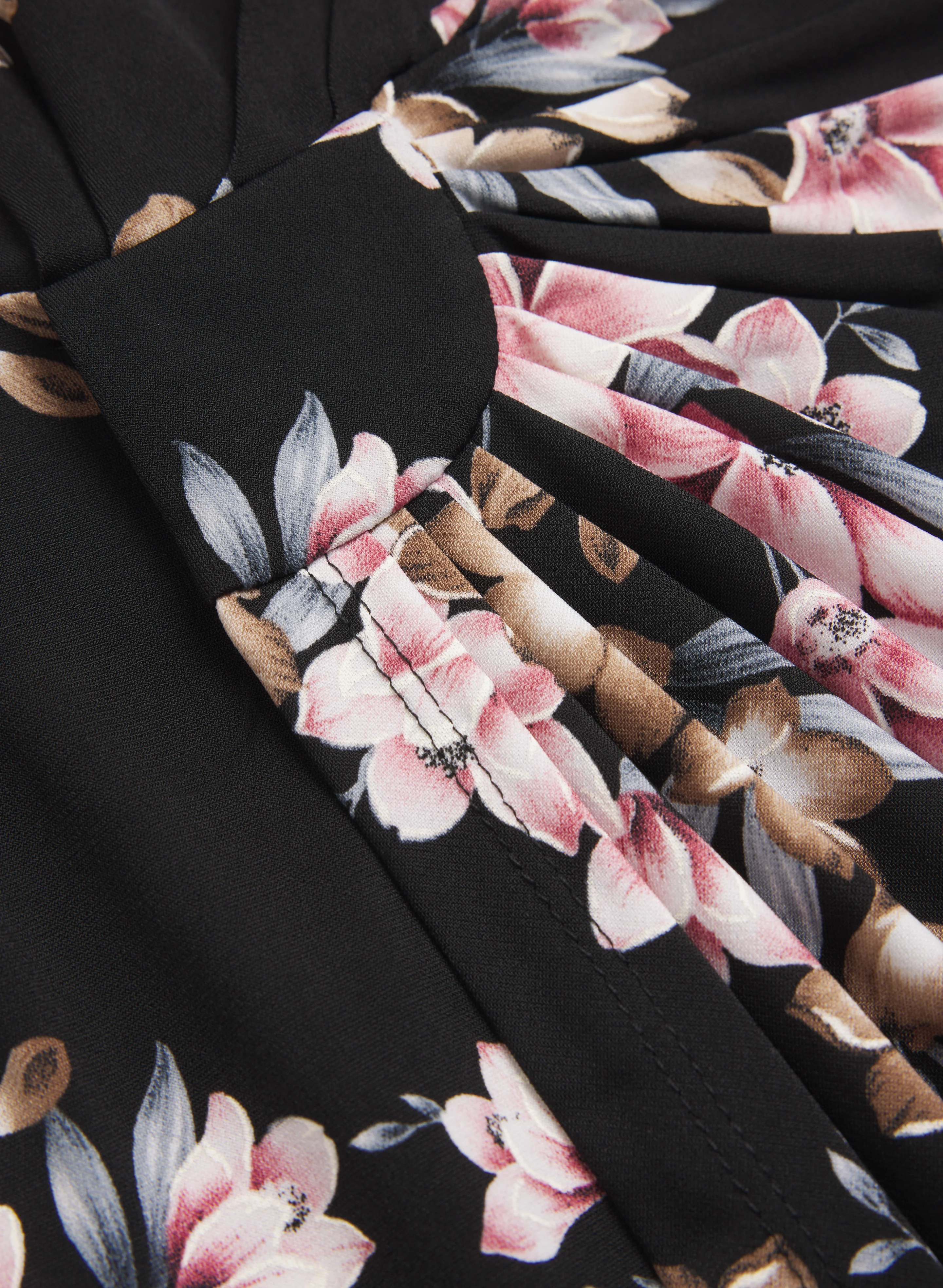 Floral Cap Sleeve Dress - Image 7