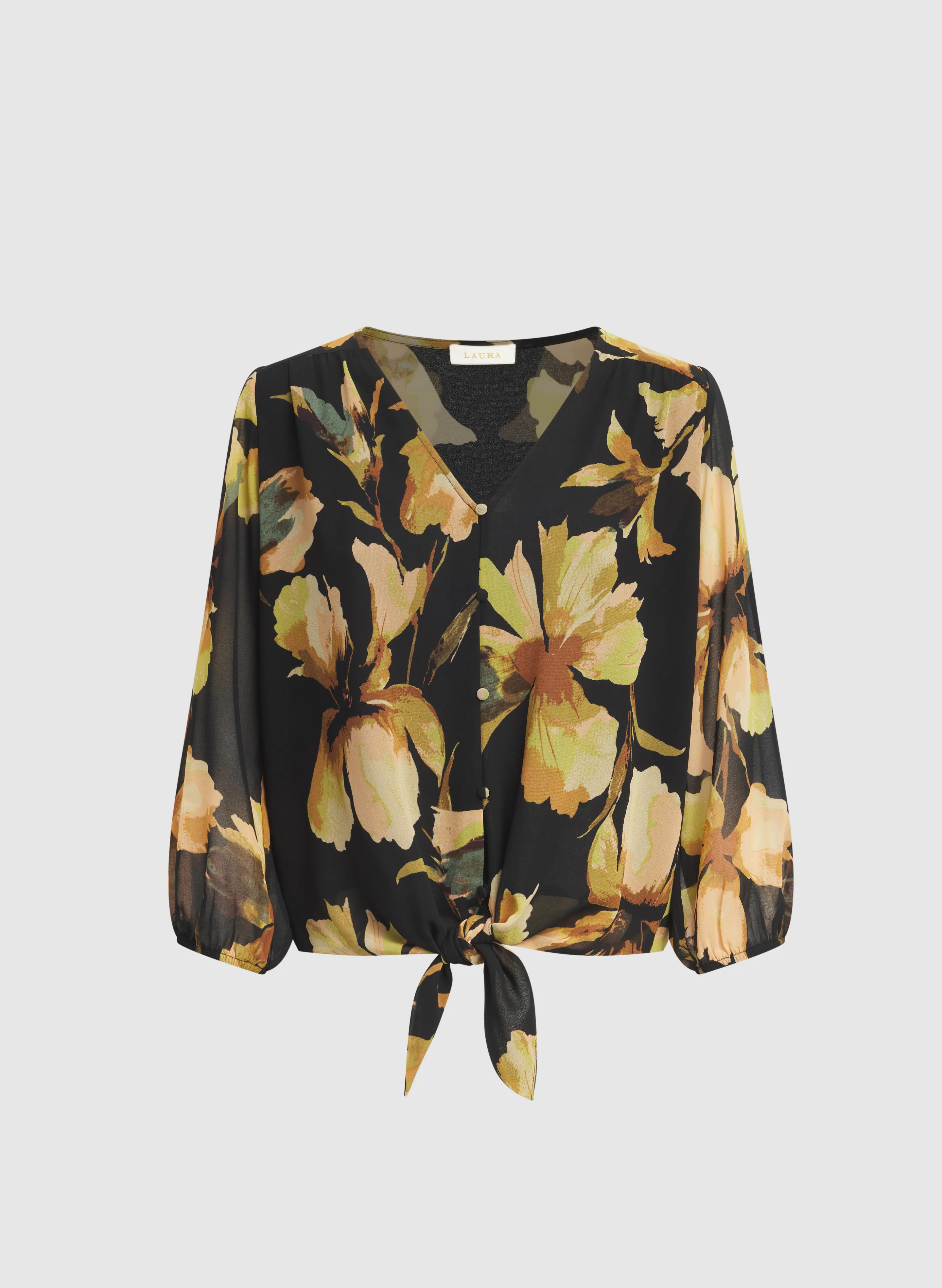 Floral Chiffon Blouse - Image 7