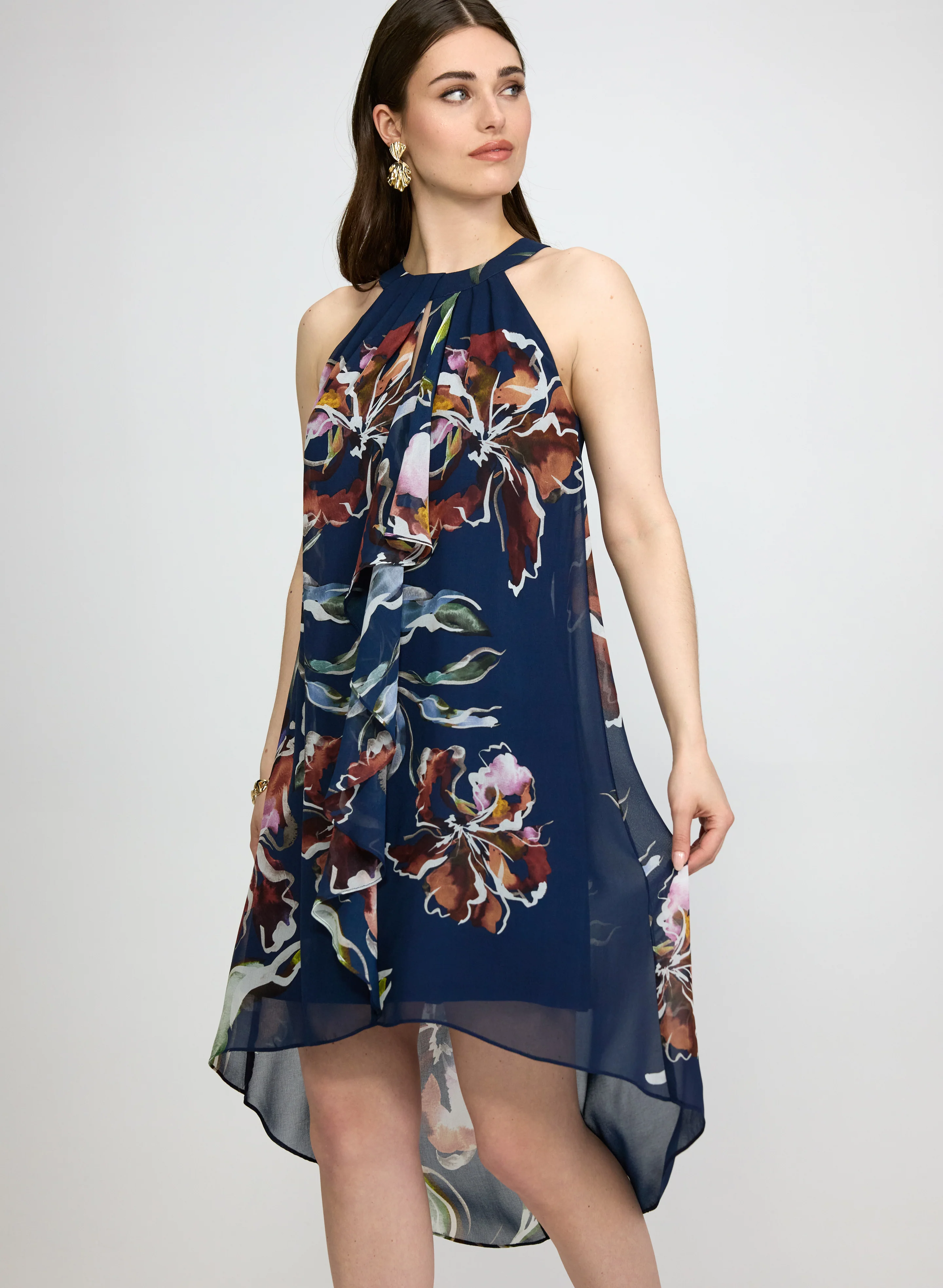 Floral Chiffon Dress - Image 2