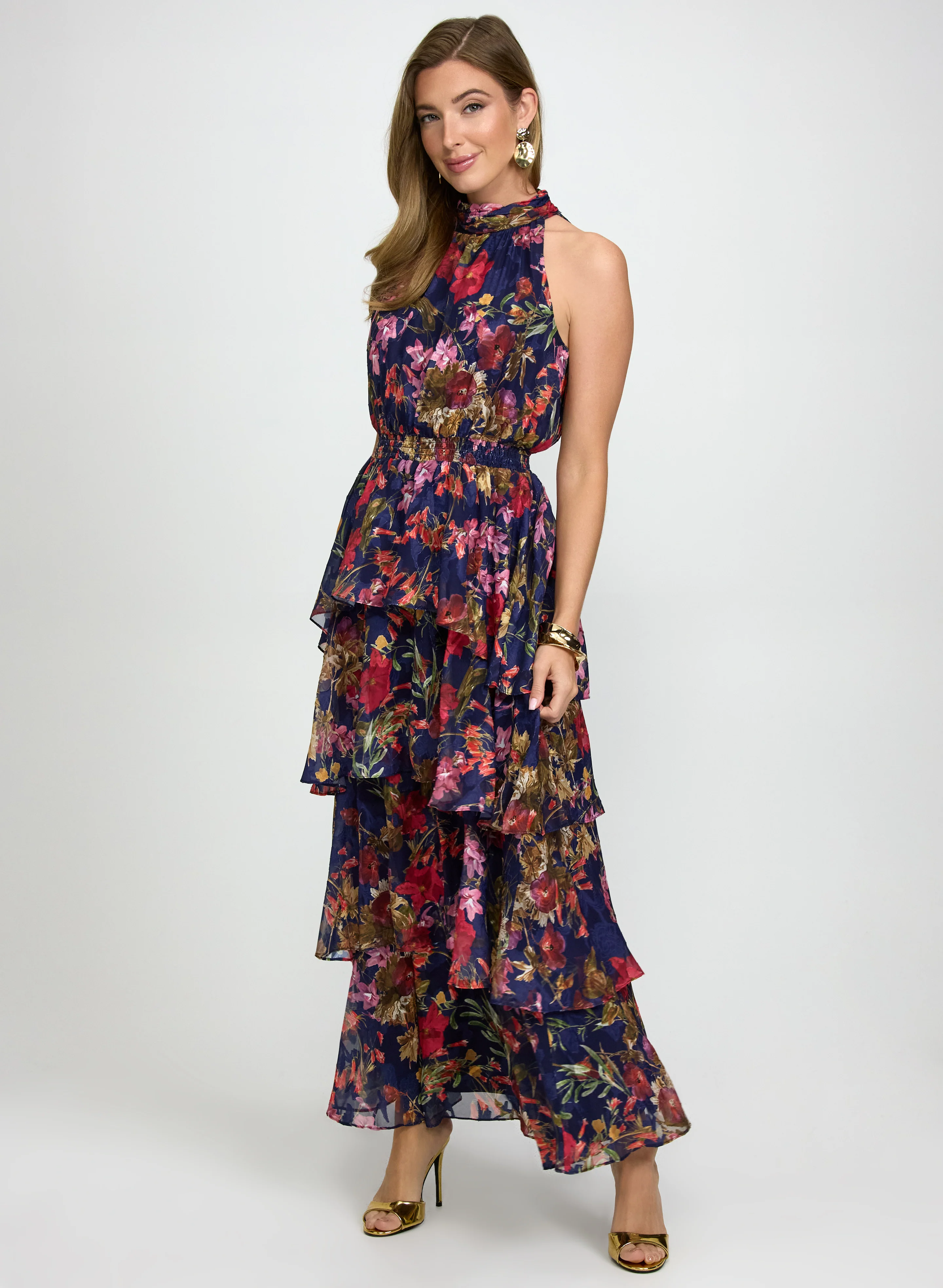 Floral Chiffon Dress