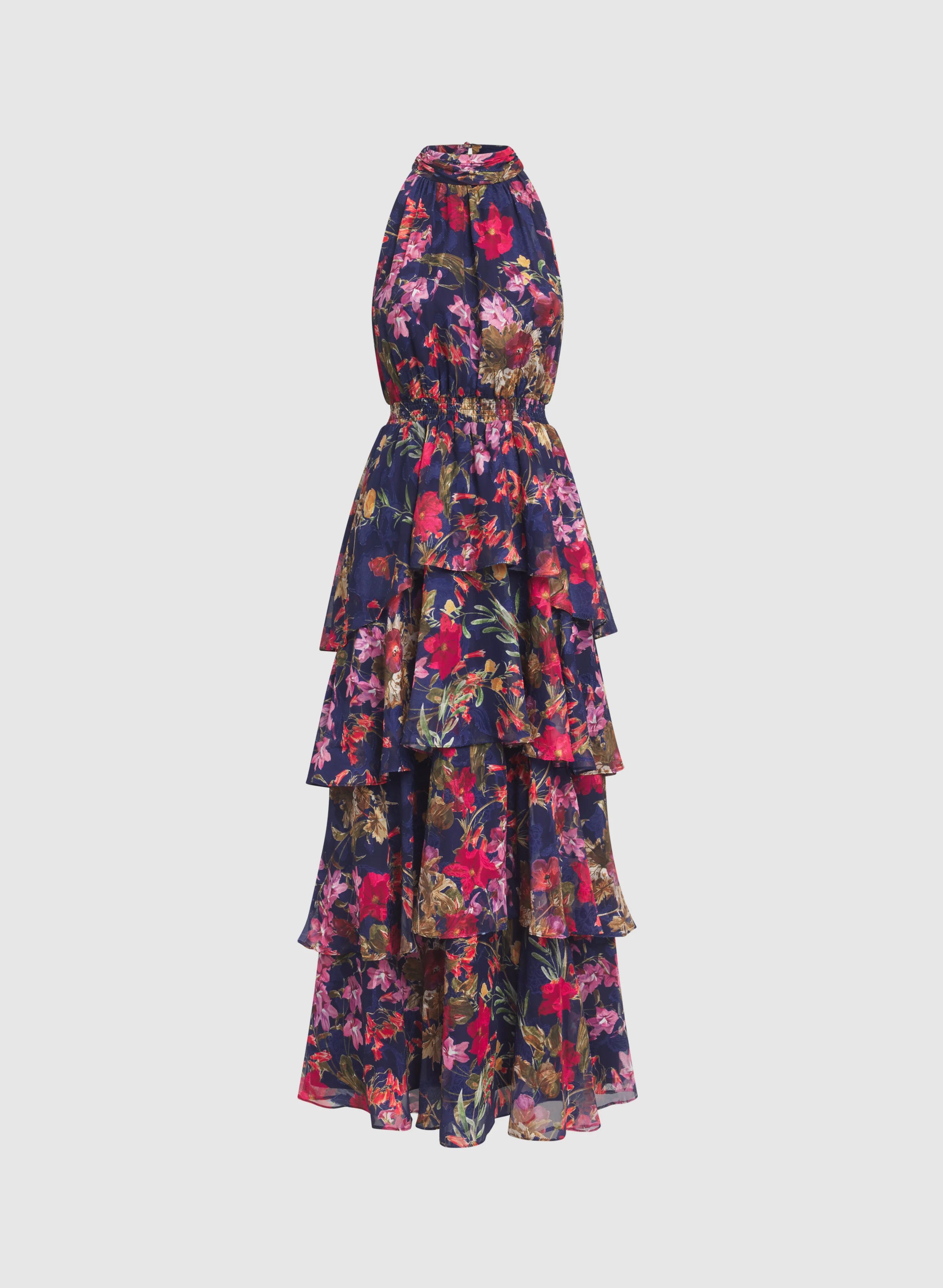 Floral Chiffon Dress - Image 6
