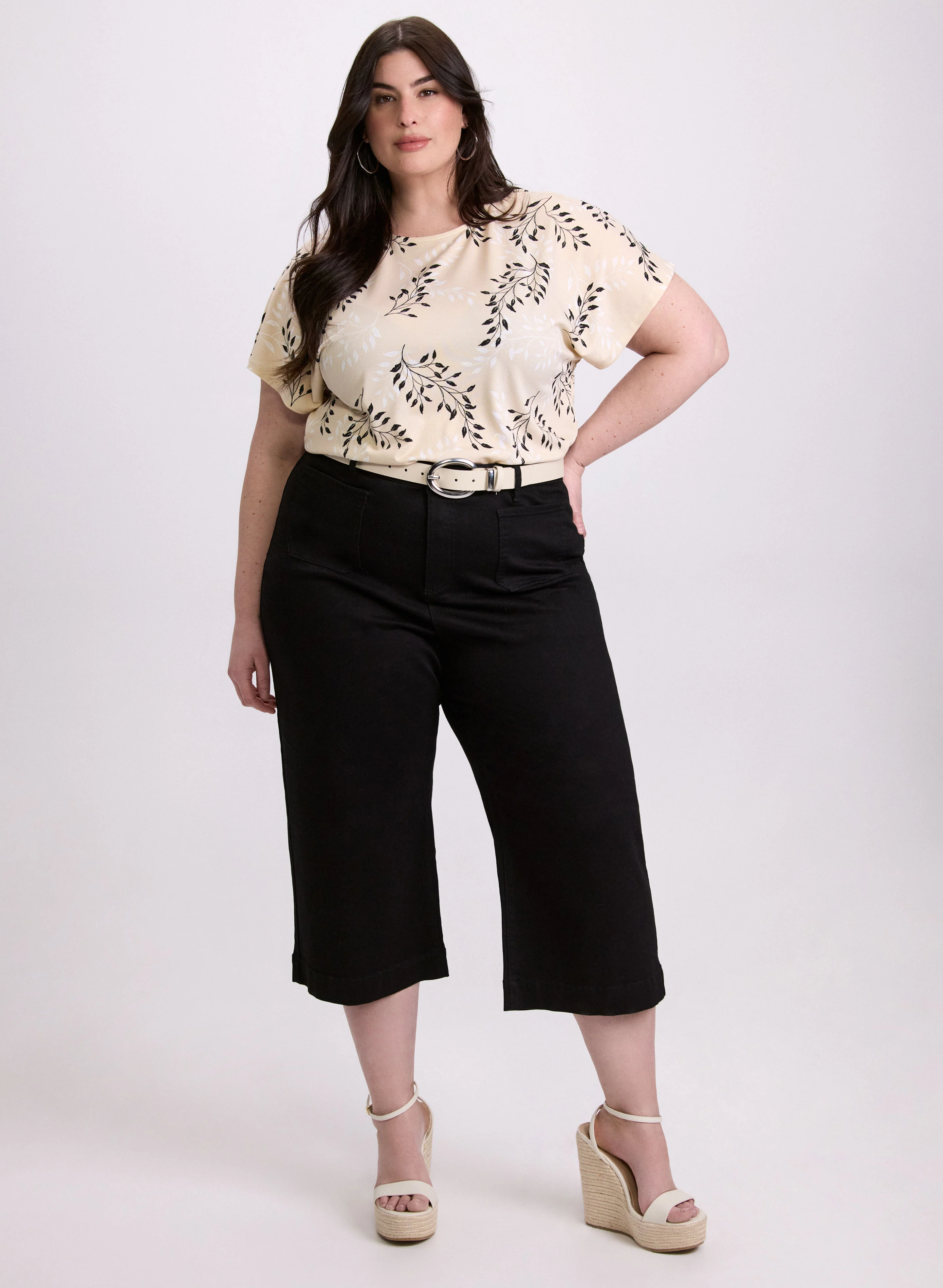 Floral Drop Shoulder Top - Image 3