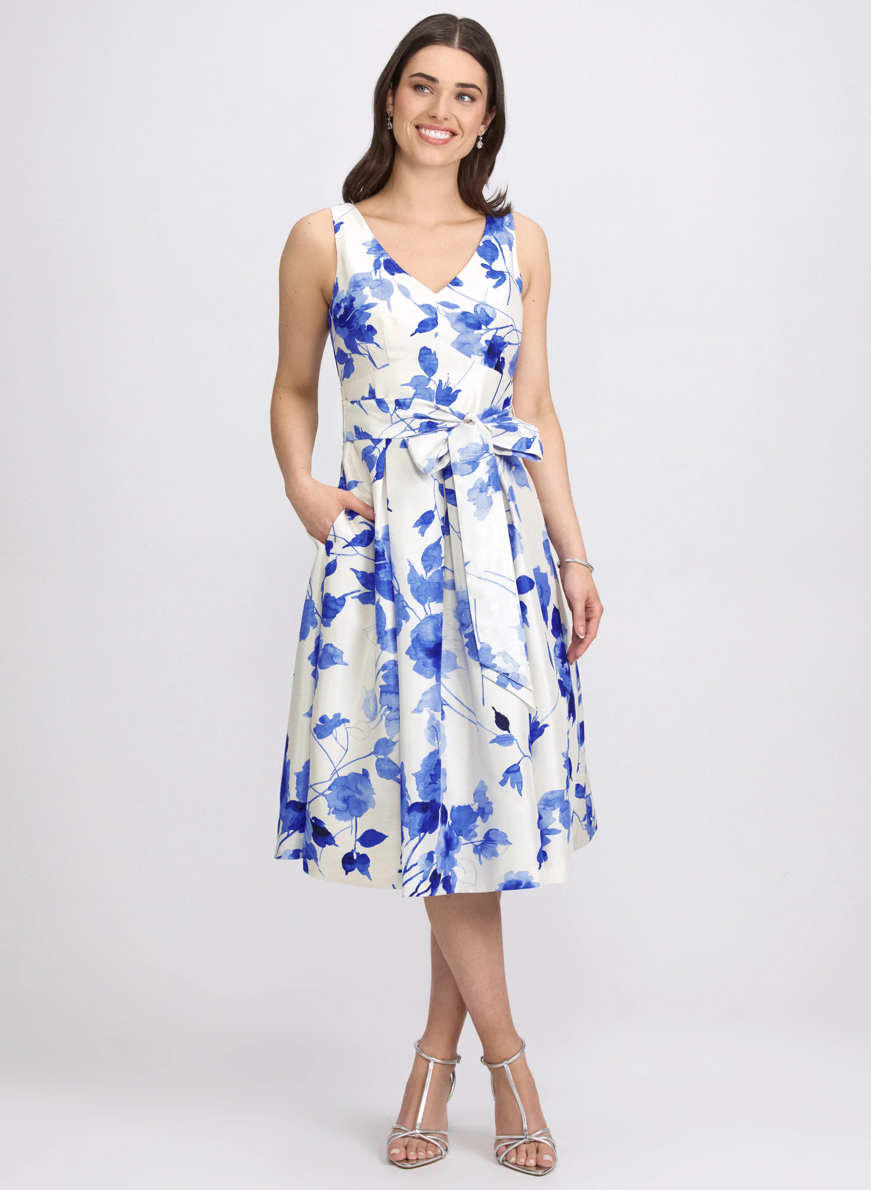 Floral Fit & Flare Dress