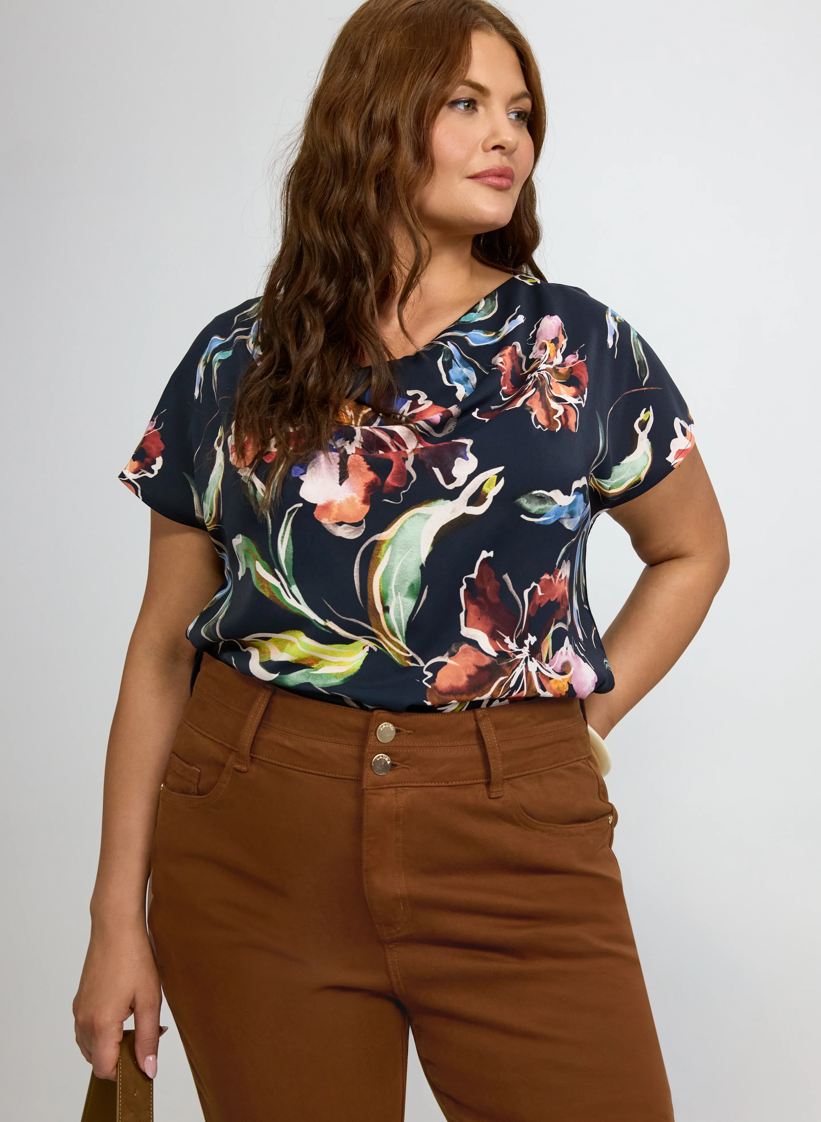 Floral Front Top