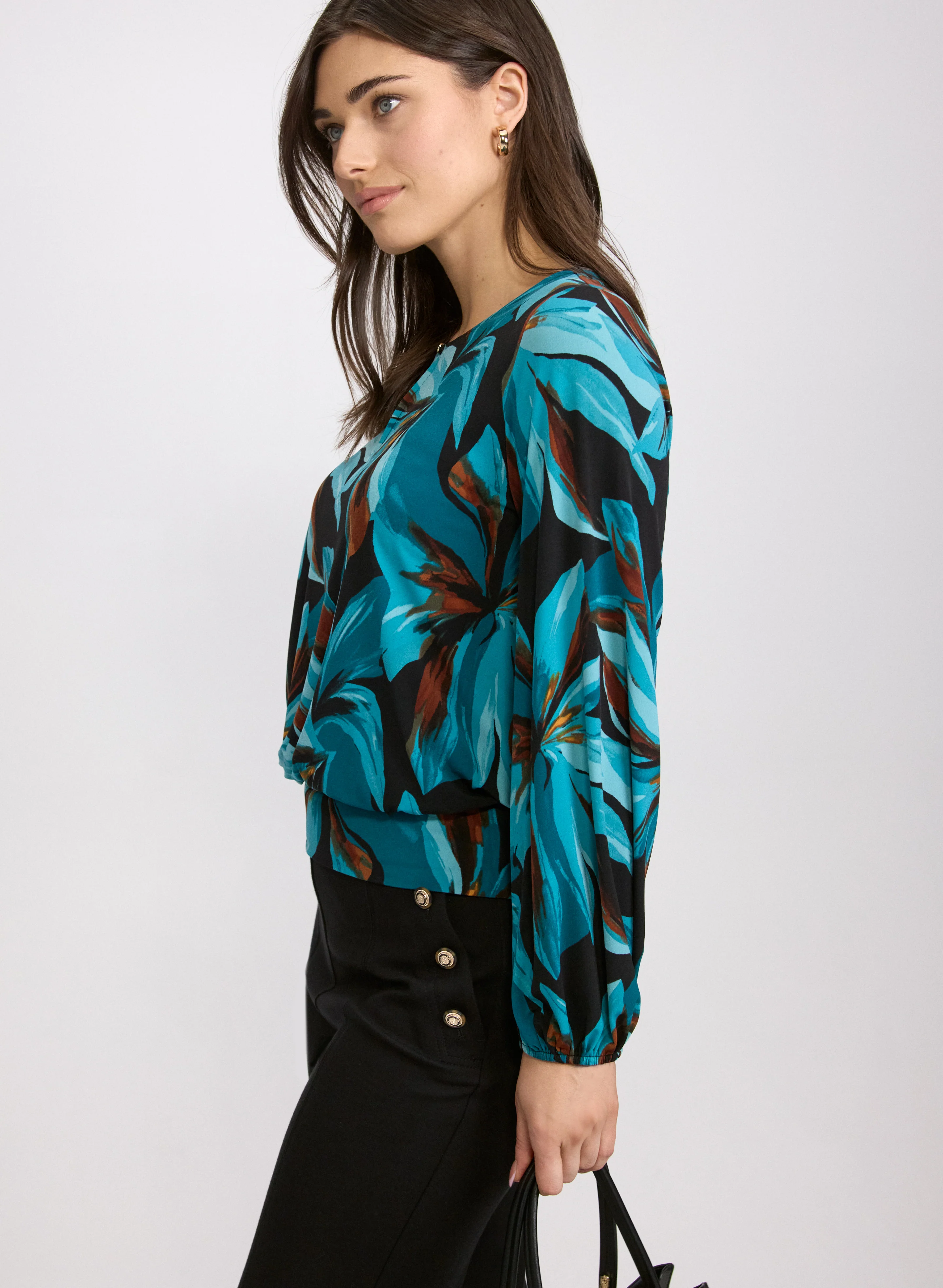 Floral Keyhole Top - Image 5