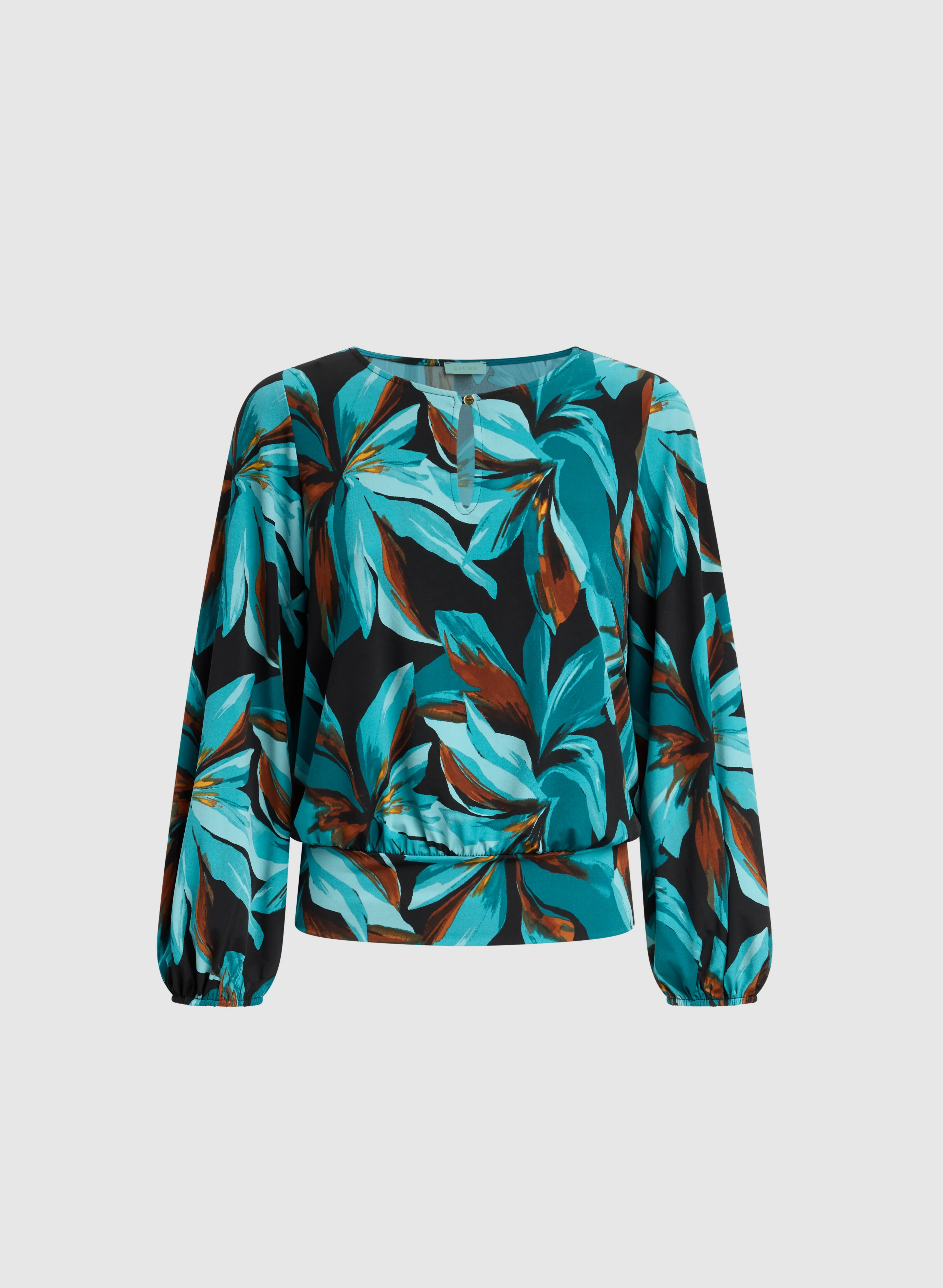 Floral Keyhole Top - Image 6