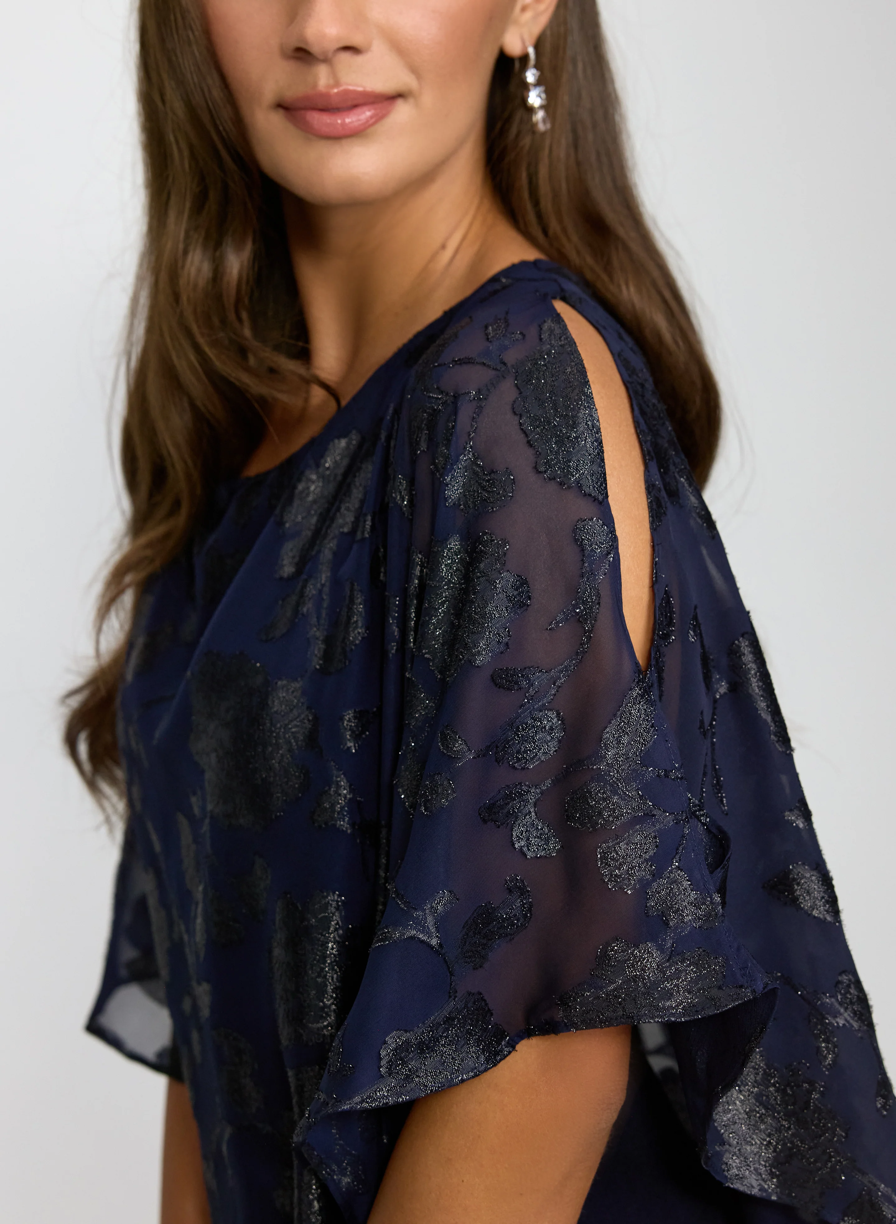 Floral Poncho Wide-Leg Jumpsuit - Image 5