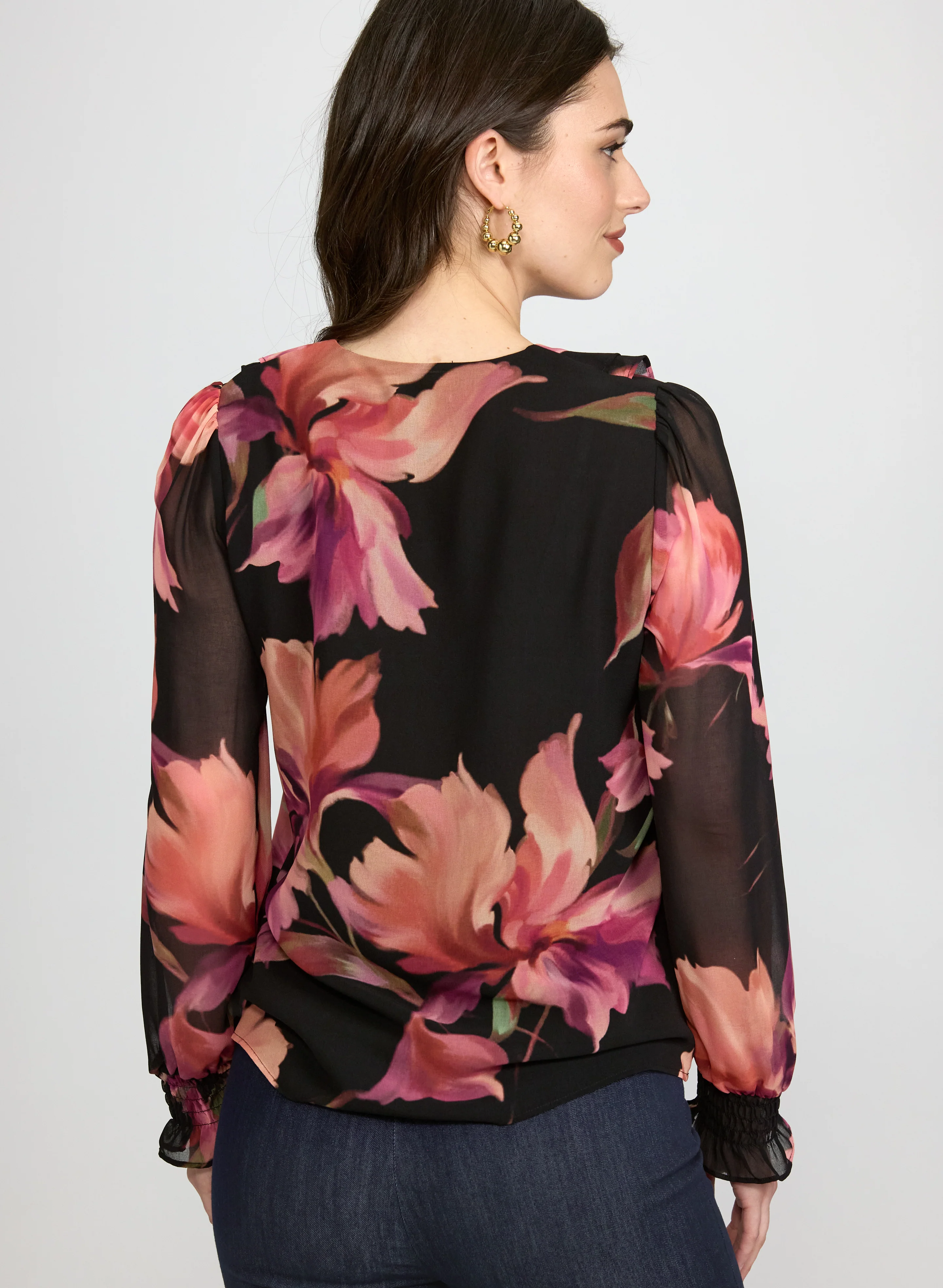 Floral Print Blouse - Image 3
