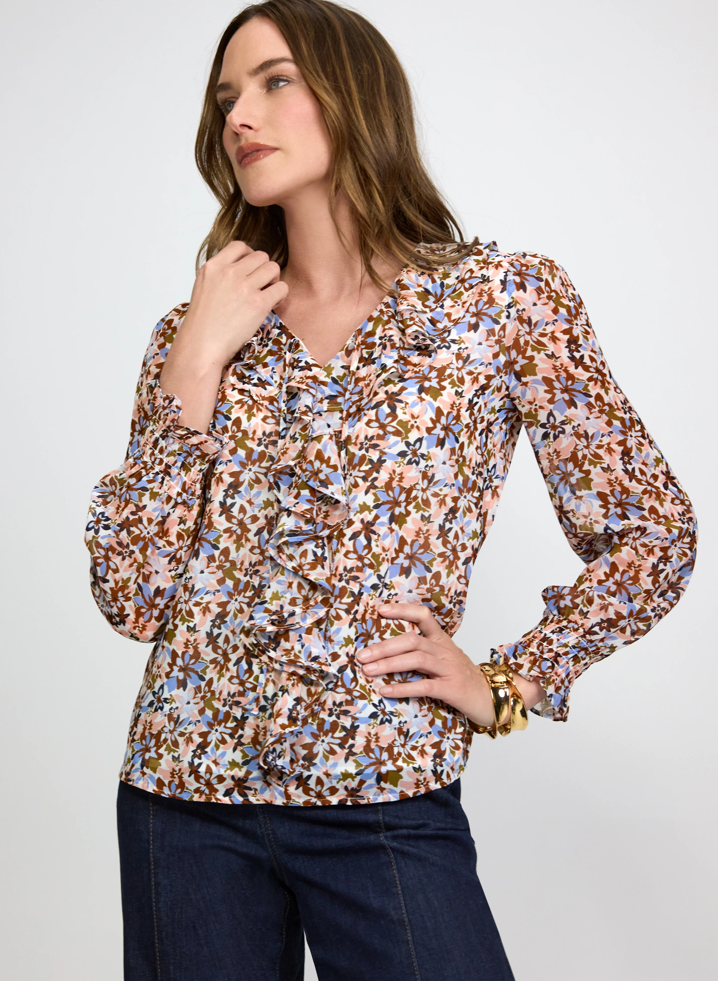 Floral Print Blouse