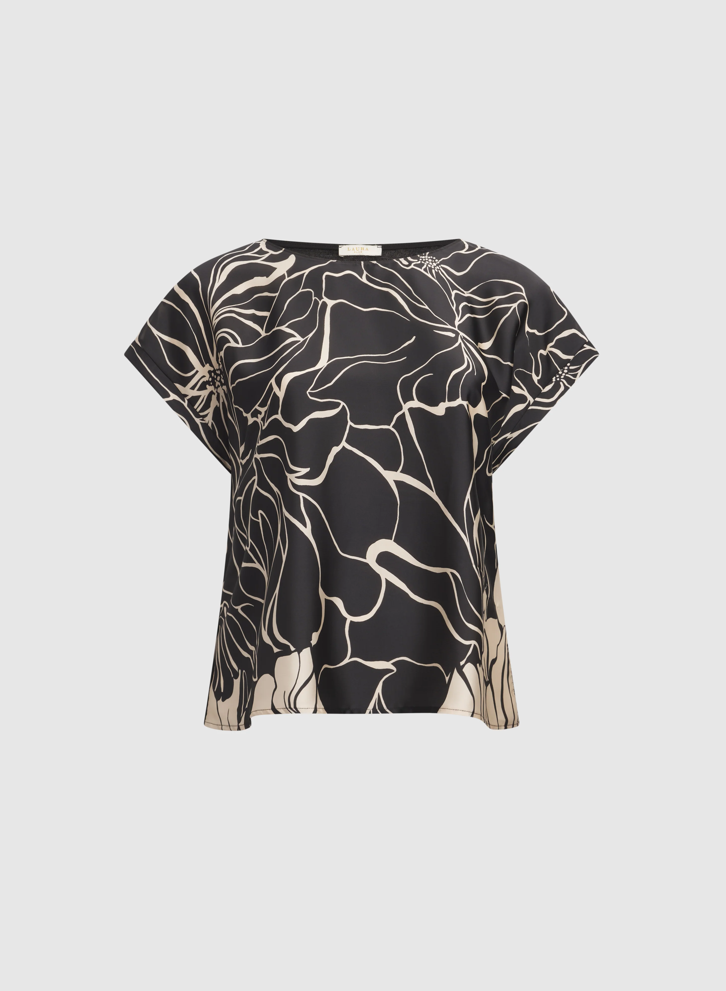 Floral Print Short Sleeve Top - Image 6