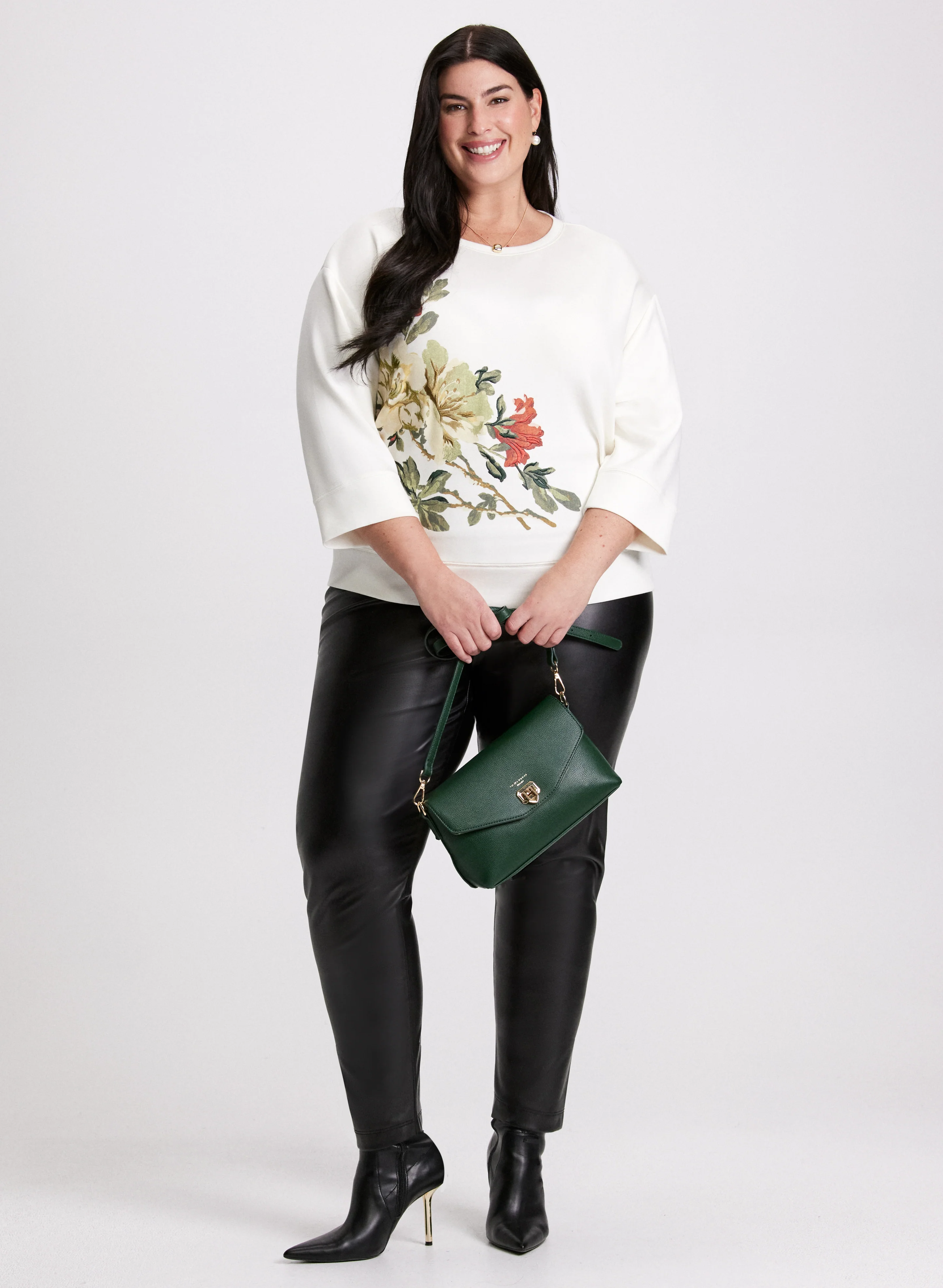Floral Print Sweatshirt - Image 2