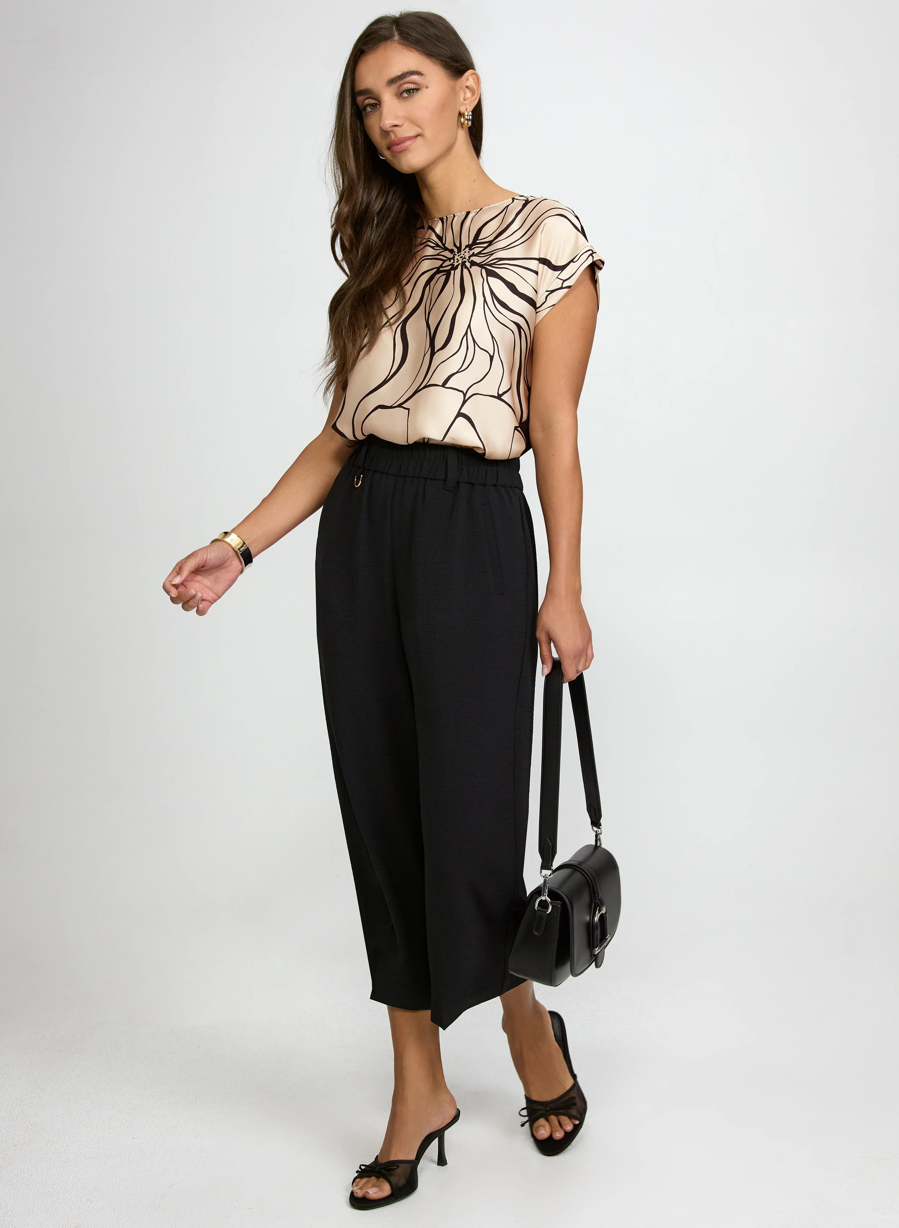 Floral Satin Top - Image 3