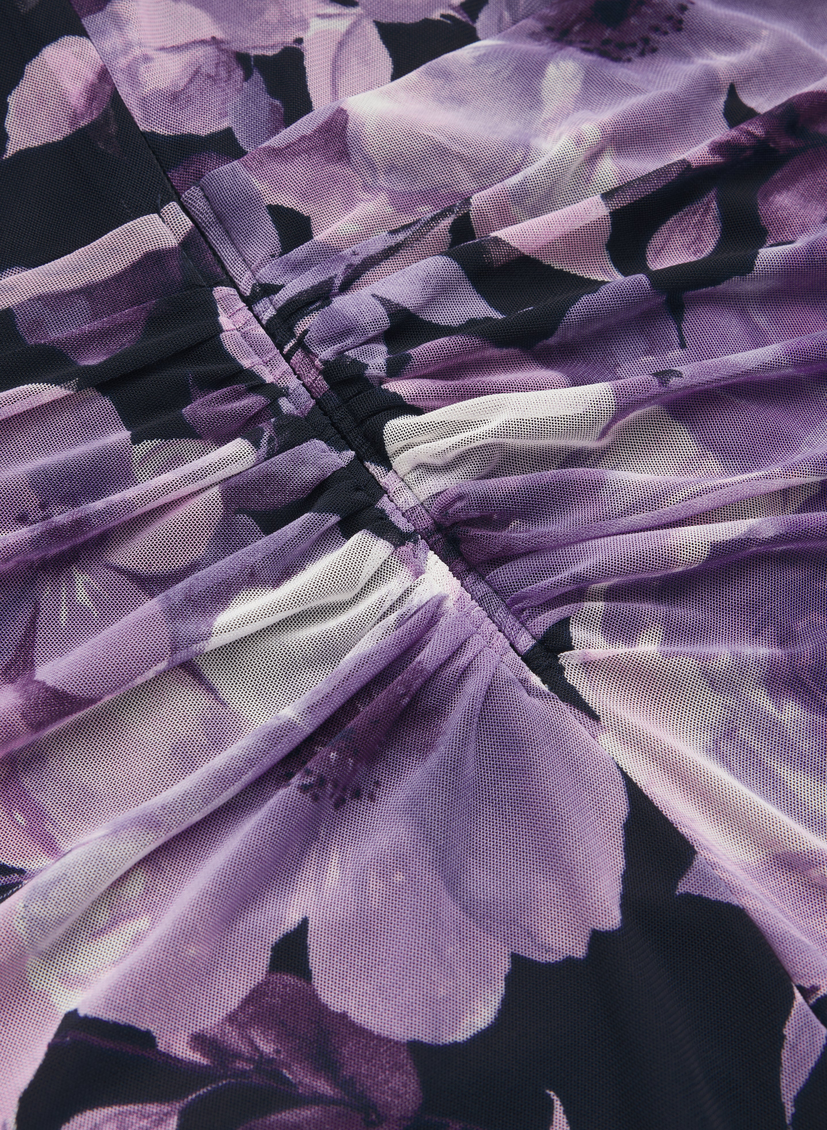 Floral Waterfall Ruffle Dress - Image 6