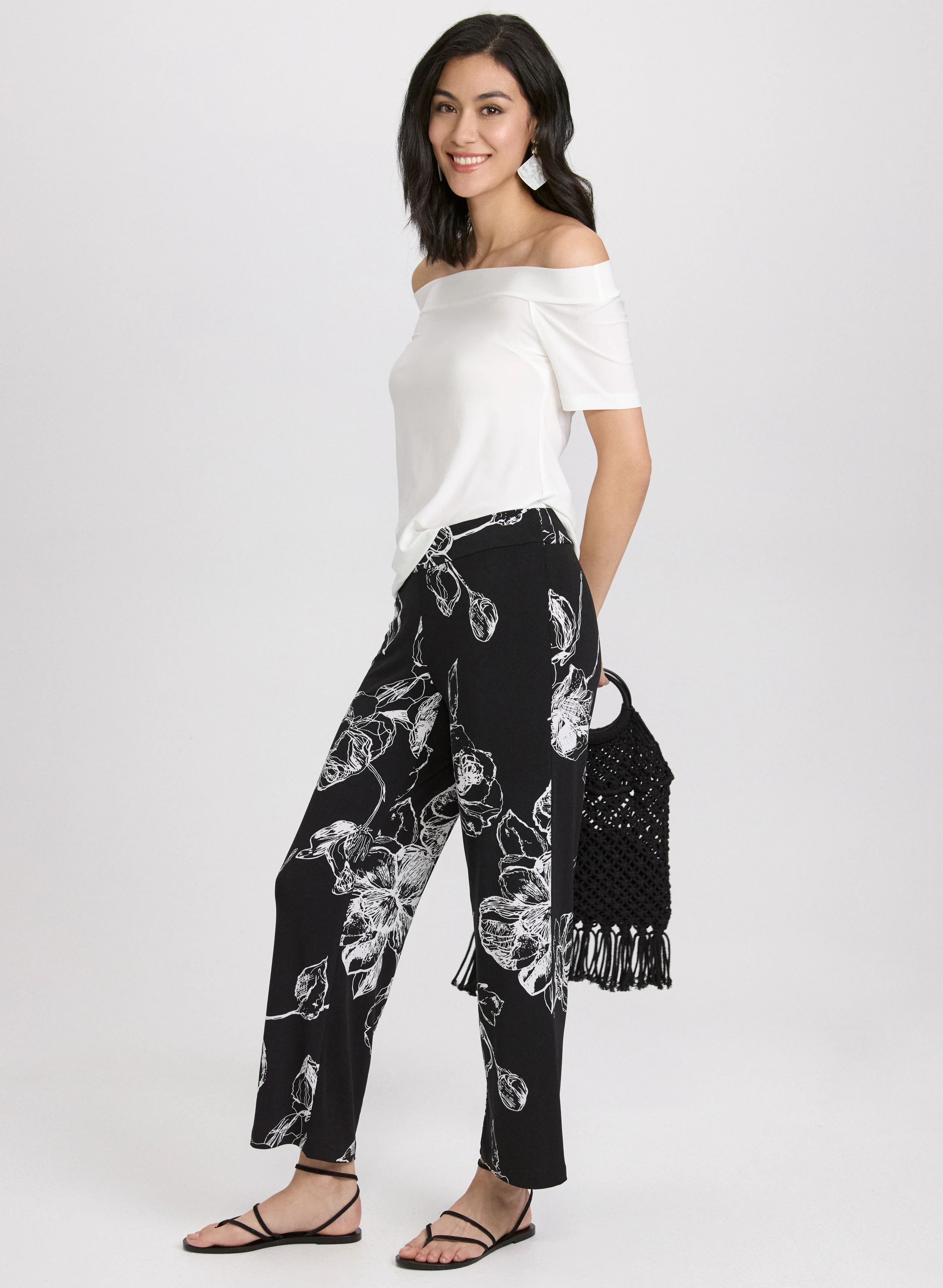 Floral Wide-Leg Pants - Image 2