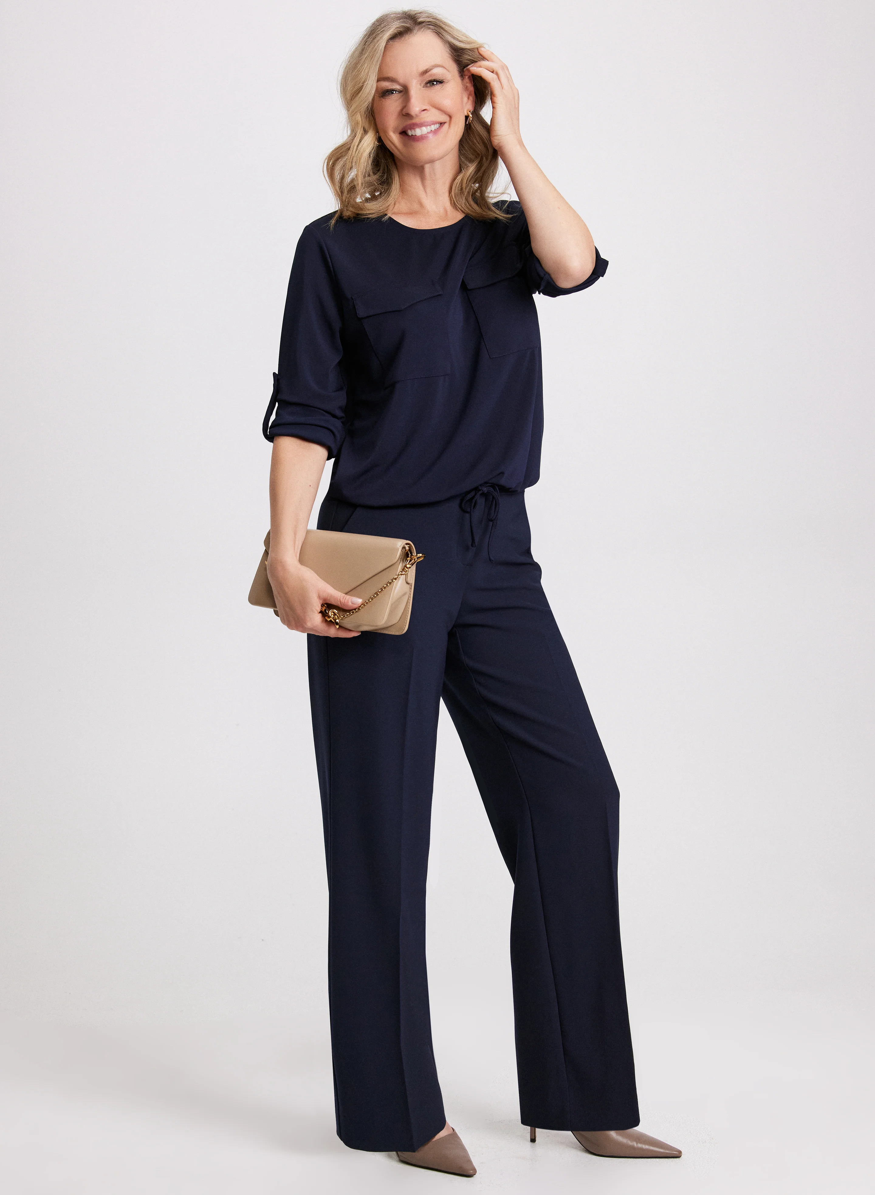 Folded Sleeve Top - Image 3